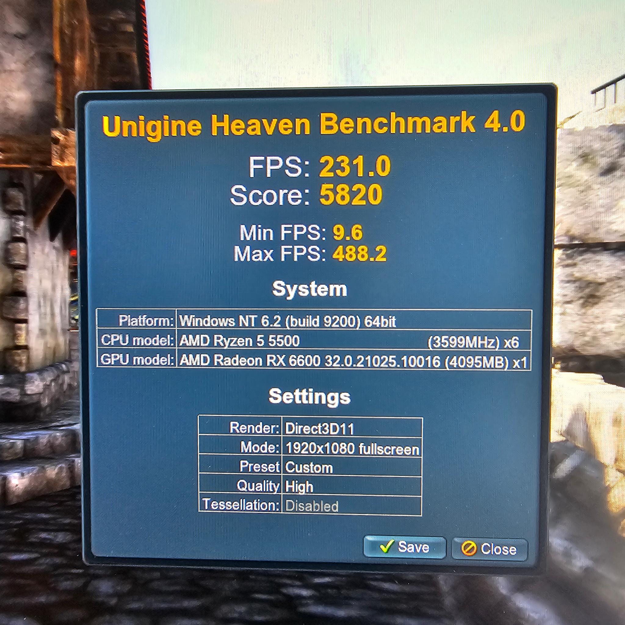 White gaming pc Ryzen 5 5500 rx 6600 8gb