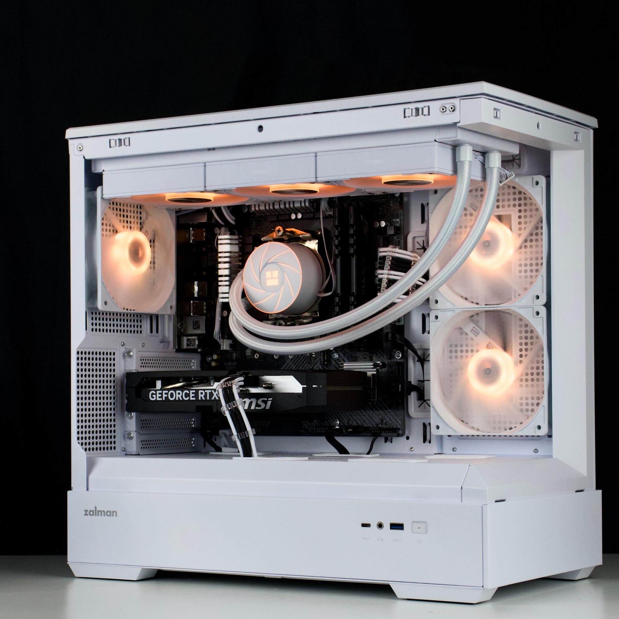 🧊❄️🧊 White Gaming PC – RTX 5060 TI, Ryzen 7 5700X, 32GB RAM, 1TB SSD - WiFi 🧊❄️🧊
