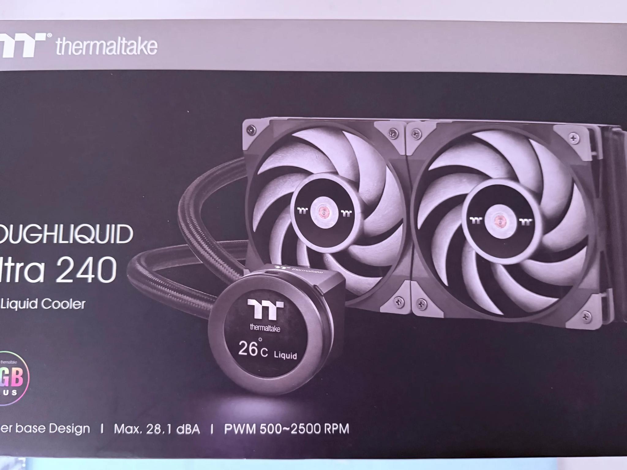 BNIB TOUGHLIQUID Ultra 240 All-In-One Thermaltake Liquid Cooler