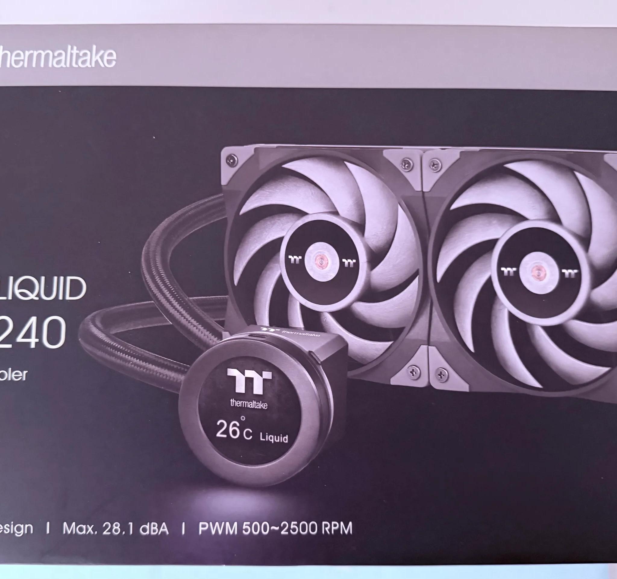 BNIB TOUGHLIQUID Ultra 240 All-In-One Thermaltake Liquid Cooler