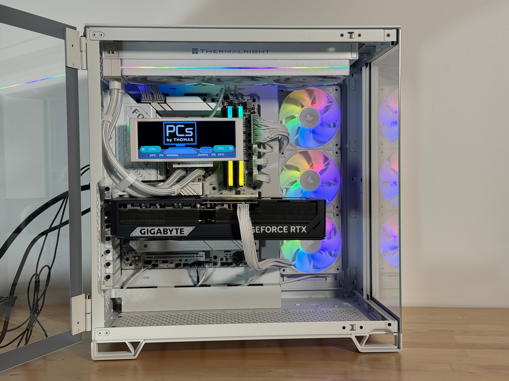 RTX 5090 Ryzen 7 9800x3d Battlestation 96gb DDR5 4TB NVME