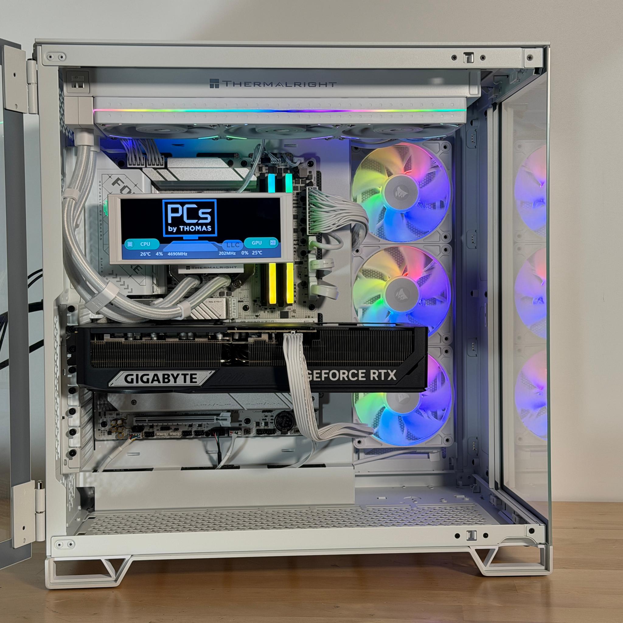 RTX 5090 Ryzen 7 9800x3d Battlestation 96gb DDR5 4TB NVME