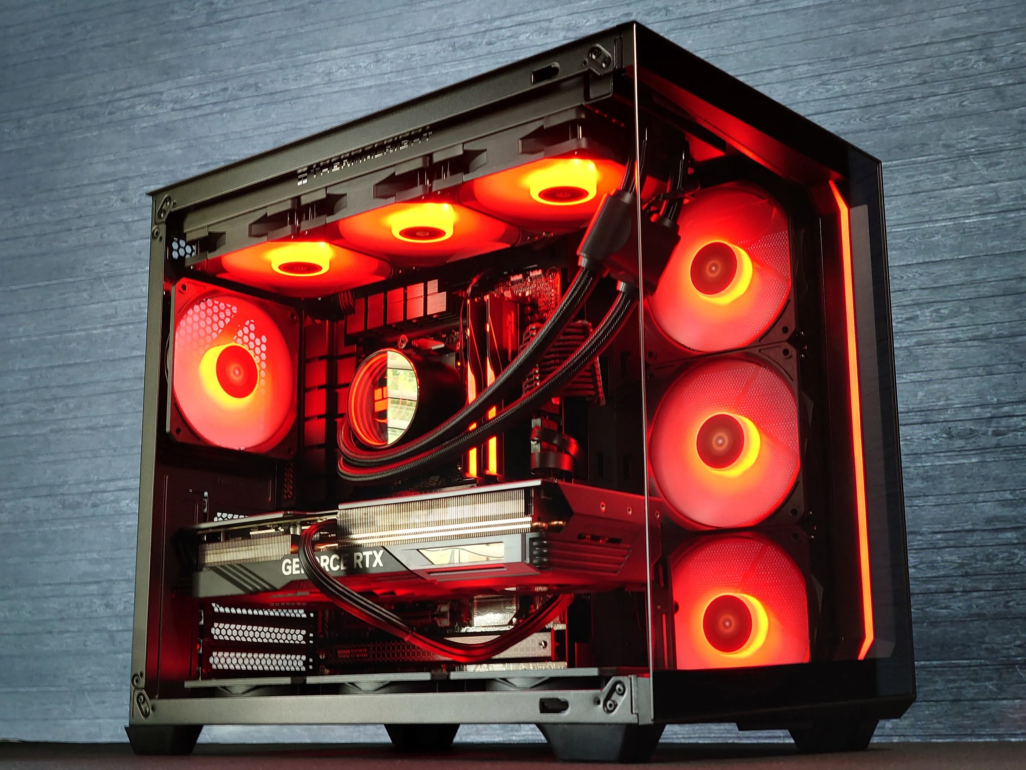 🌃🦇The Dark Knight 🦇Liquid Cooled Gaming PC🦇Nvidia RTX 4070 Ti 12GB🦇AMD Ryzen 7 7700🦇32GB DDR5