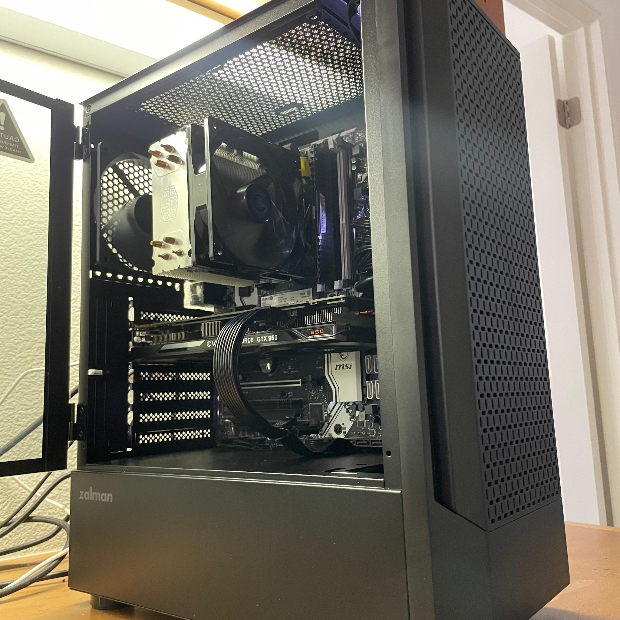 🖤 “Blackout”🌟 custom PC -i5-960-8GB