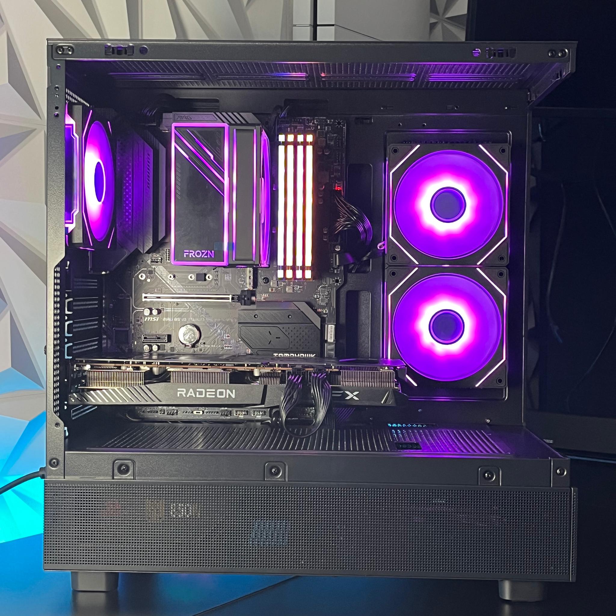 RX 6700 10GB, Ryzen 7 5800X, 32GB RAM | Black RGB Gaming Computer/PC