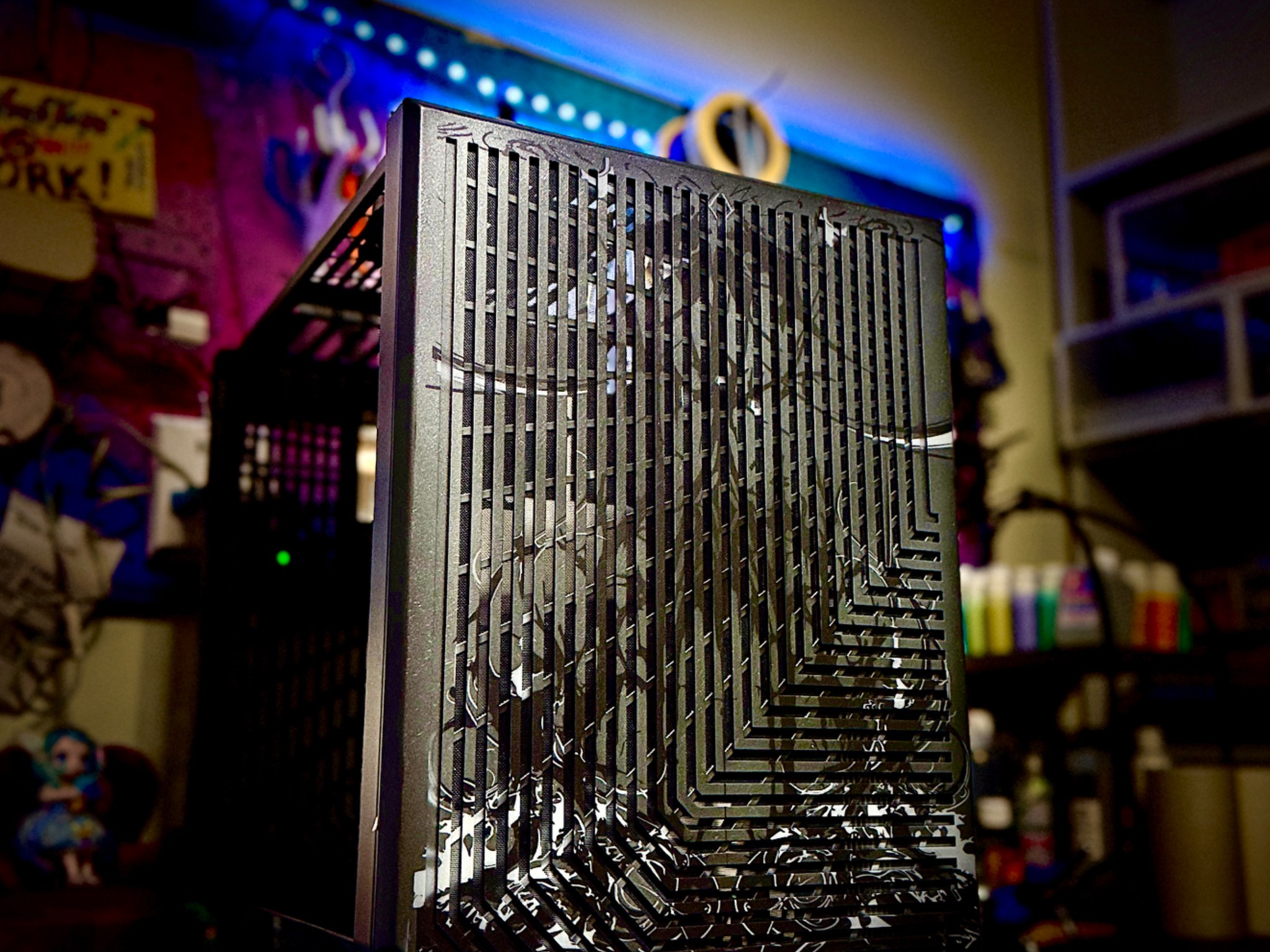A 🖤 Glimpse - Cathedral Theme Customized PC Case - M2O