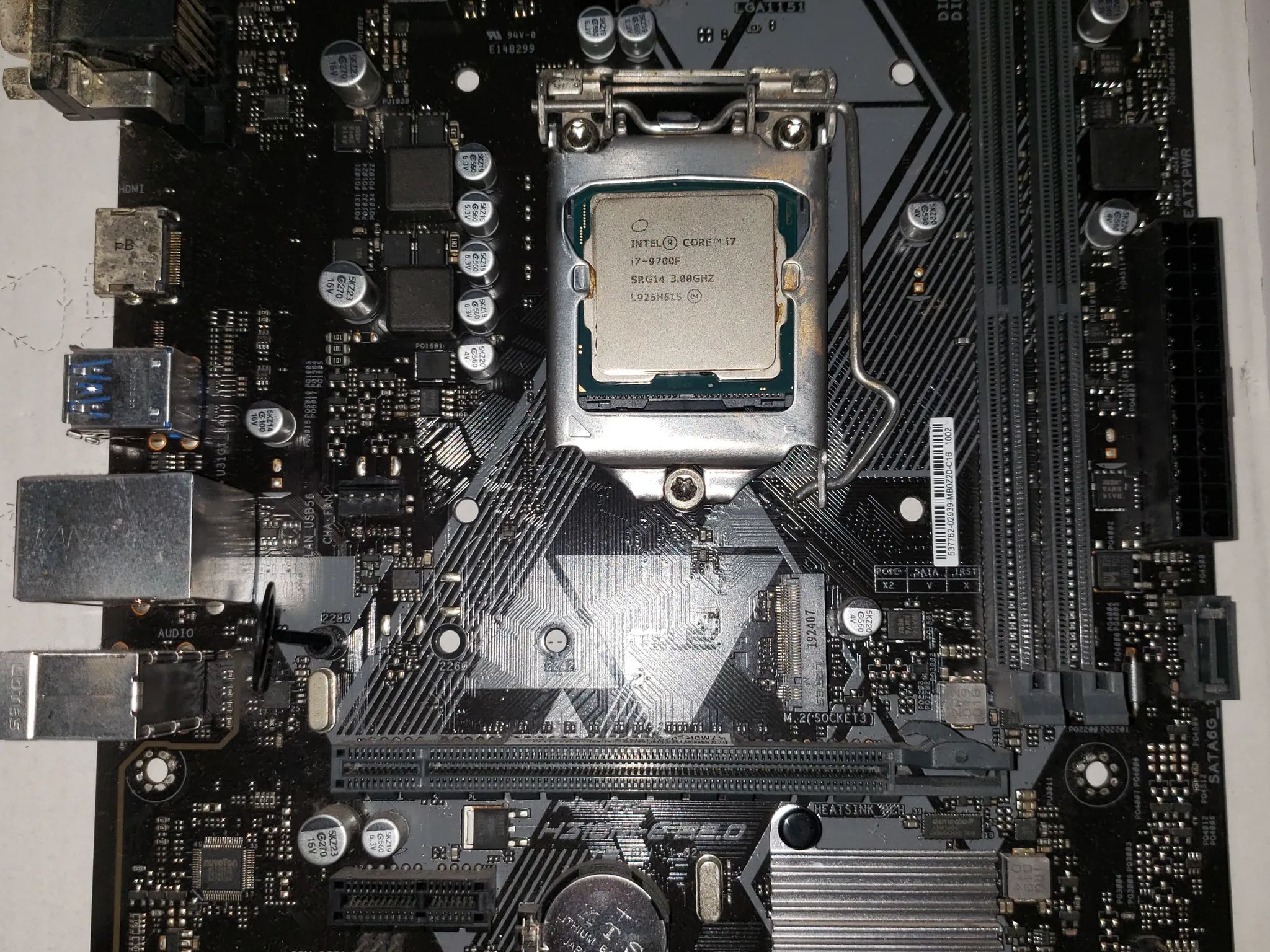 ASUS PRIME H310M-R2.0 + CPU i7-9700F (CPU + Motherboard Combo)