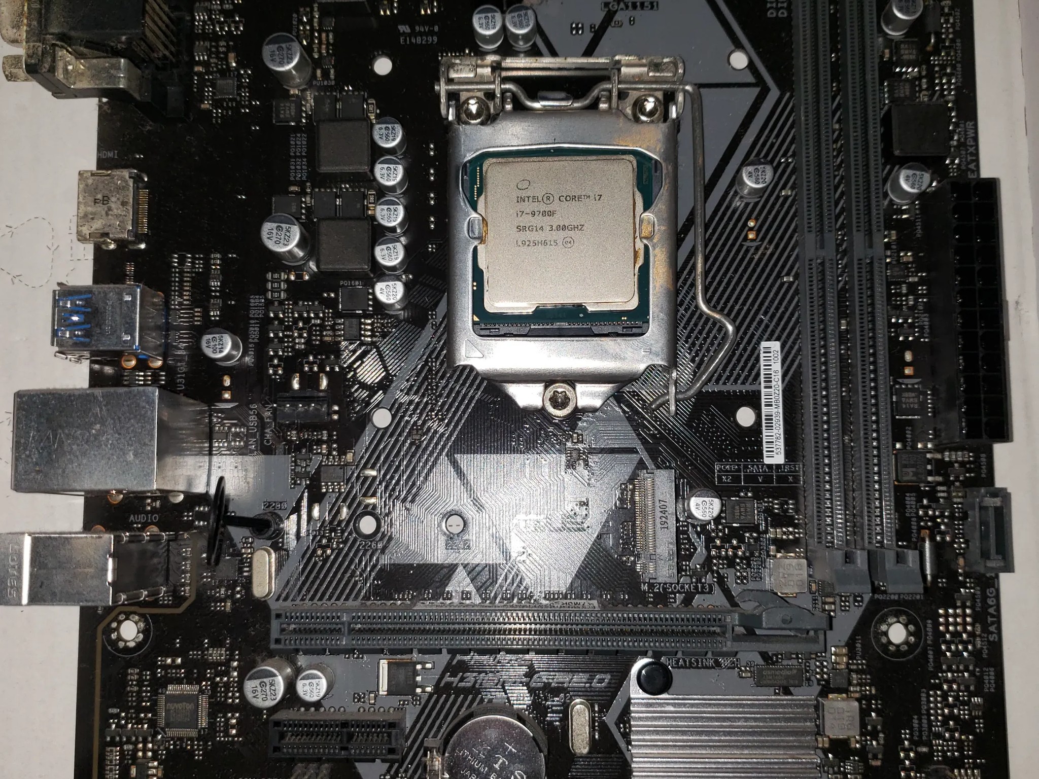 ASUS PRIME H310M-R2.0 + CPU i7-9700F (CPU + Motherboard Combo)
