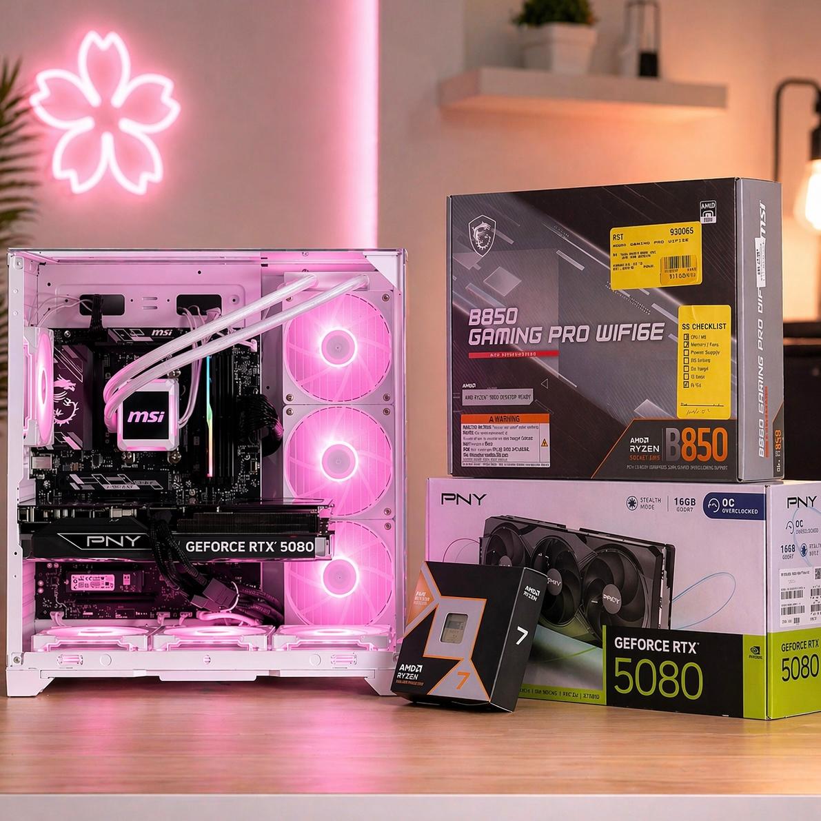 RTX 5080 | 9850x3d | 32 GB | 1TB | Gaming PC