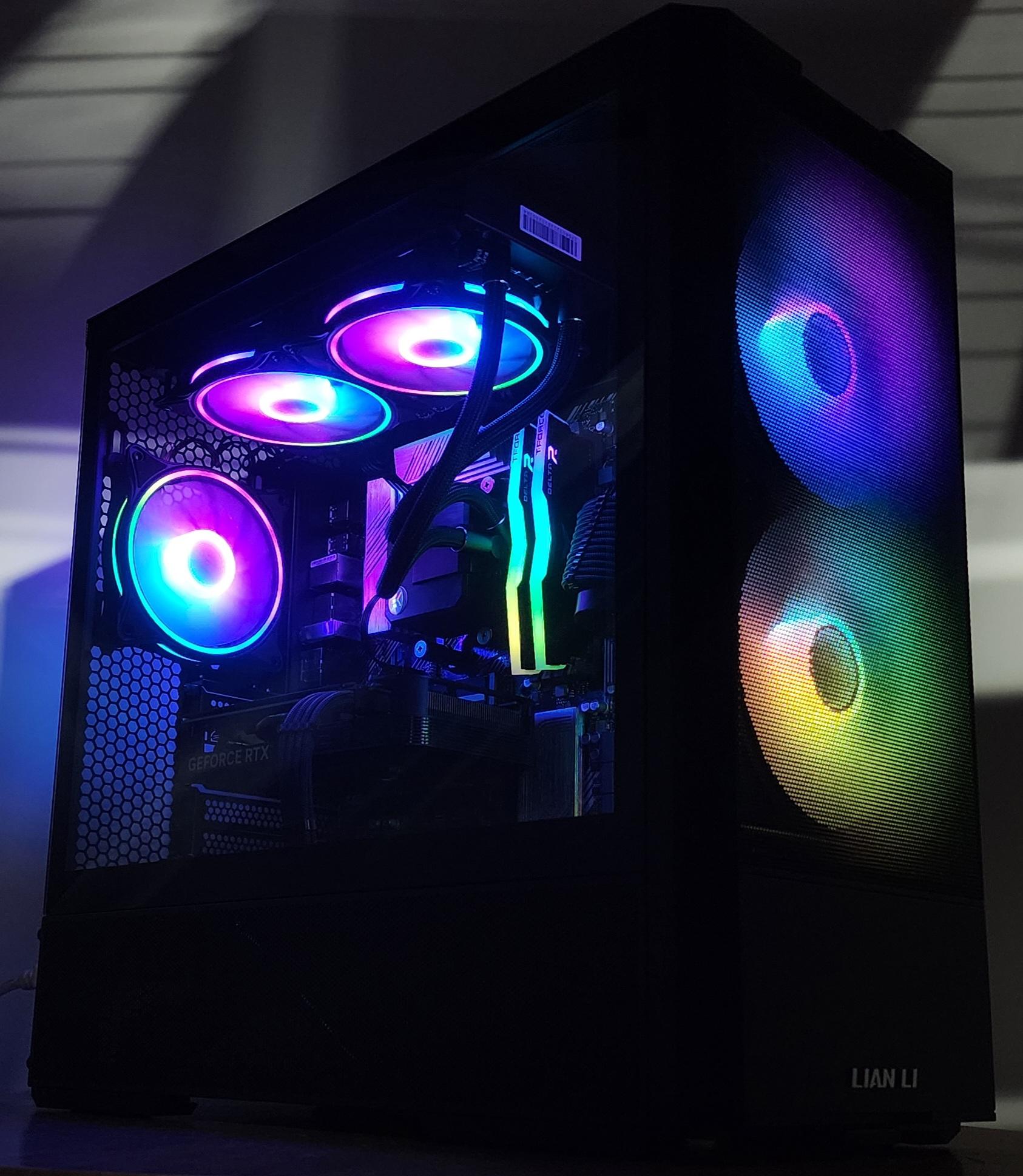 Gaming PC Ryzen 7 5700X 32GB RAM 1TB SSD RTX 4060 8GB Windows 11 Computer