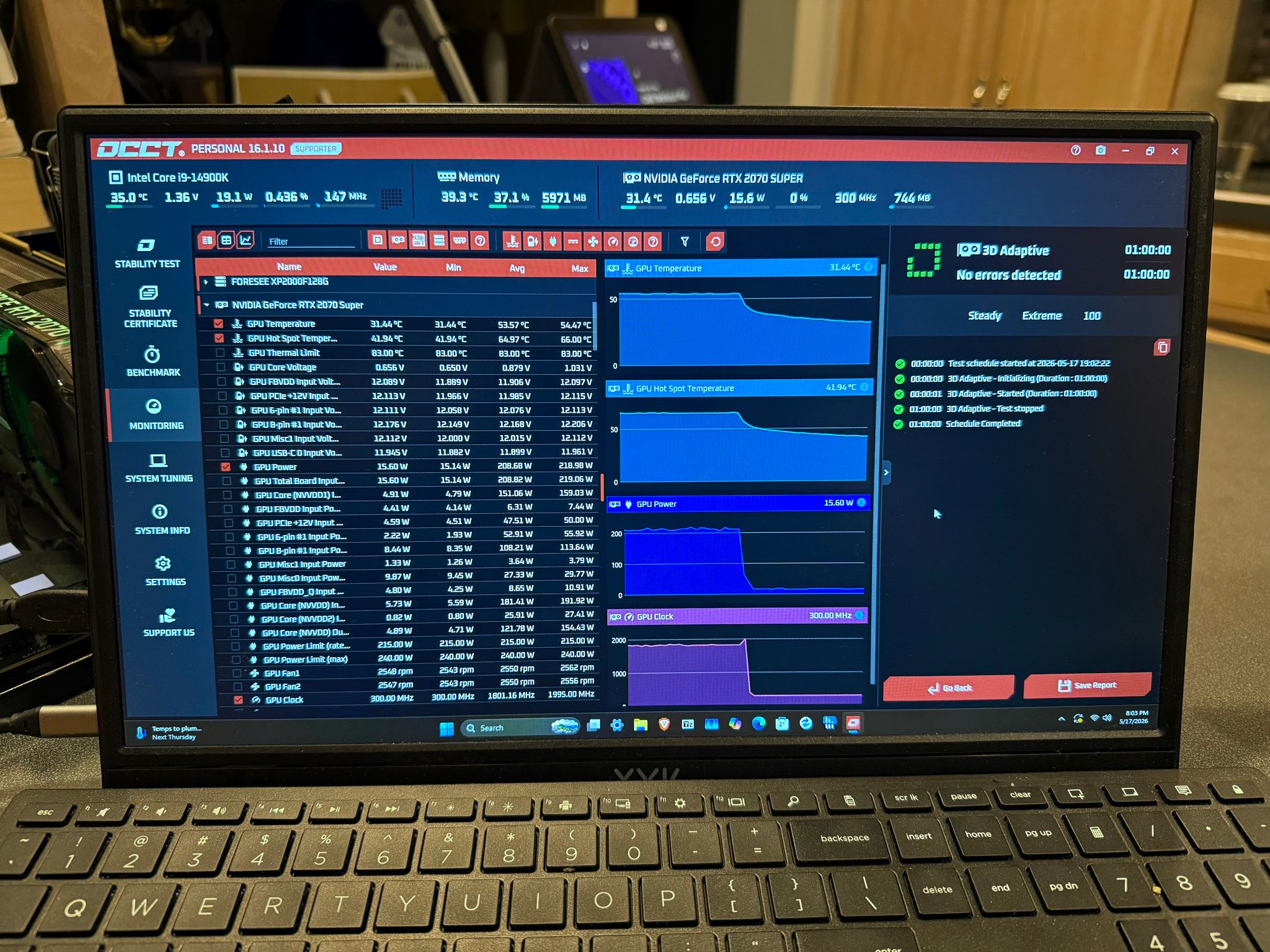 EVGA GeForce RTX 2070 Super XC Ultra 8GB GDDR6