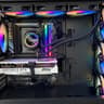 Black PC build made for 1440p Gaming, Multitasking, Video editing, and etc