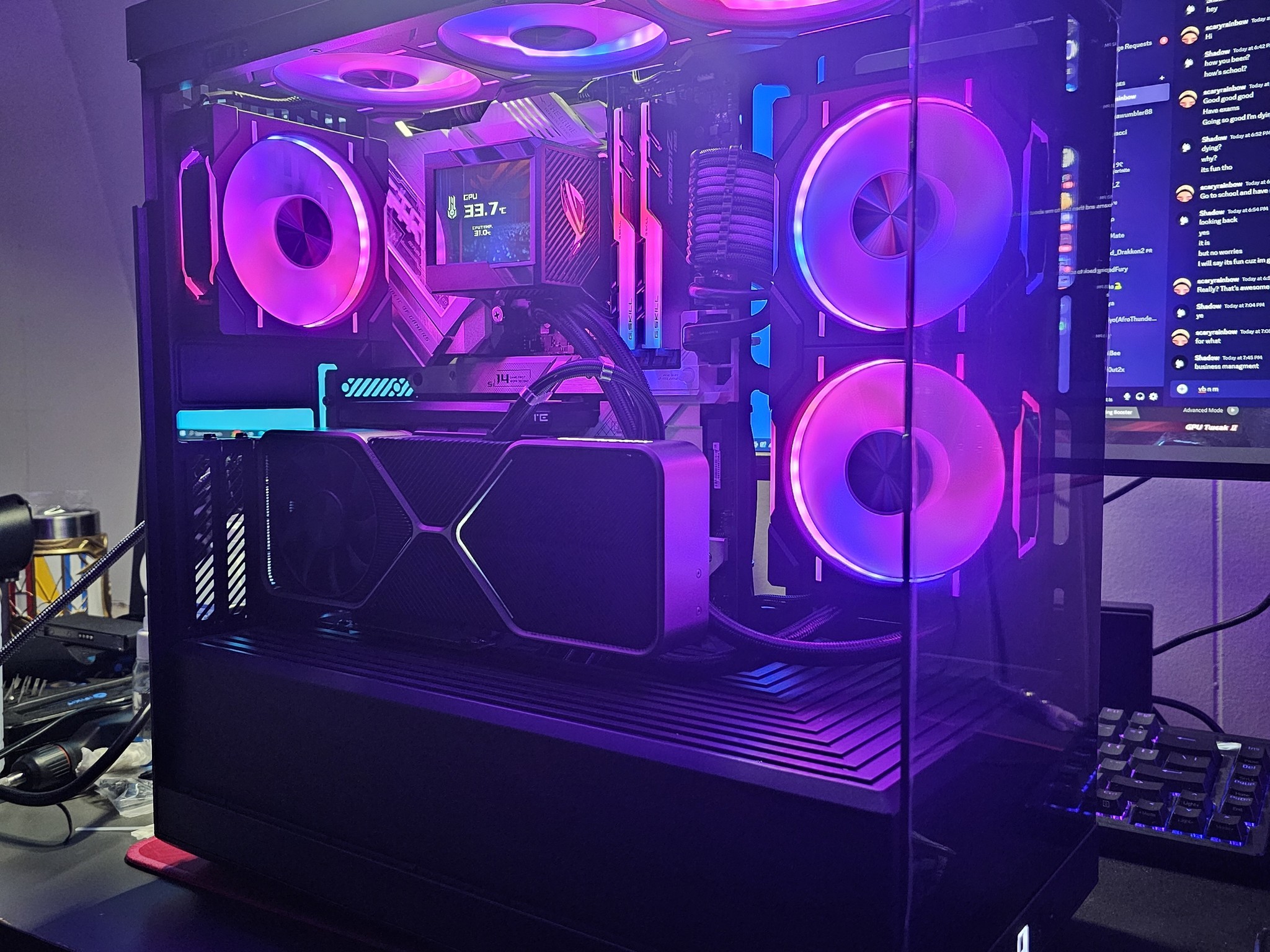 CUSTOM GAMING PC w NVIDIA RTX 3080 FE// i7 12700K // 1TB NVMe
