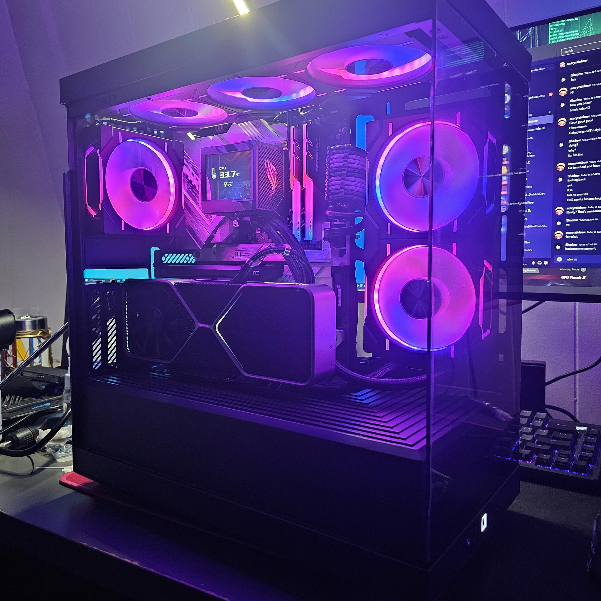 CUSTOM GAMING PC w NVIDIA RTX 3080 FE// i7 12700K // 1TB NVMe
