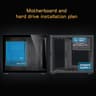 LOVINGCOOL CUBEX SERIES MATX CASE – PANORAMIC GLASS (NEW)