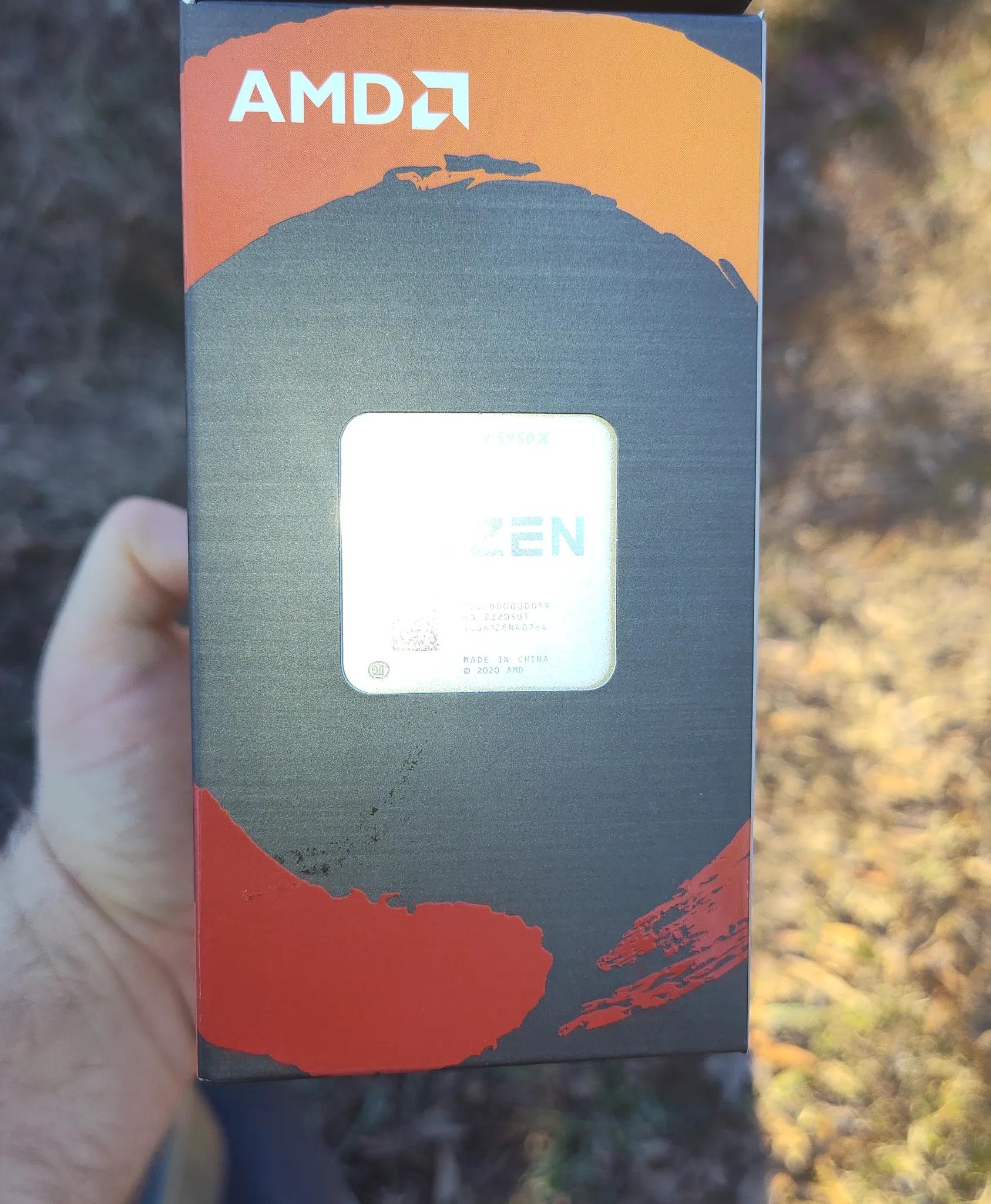 AMD ryzen 9 5950x 16 core 32 thread processor pcie 4.0 4.9GHz max boost 3.4 GHz base