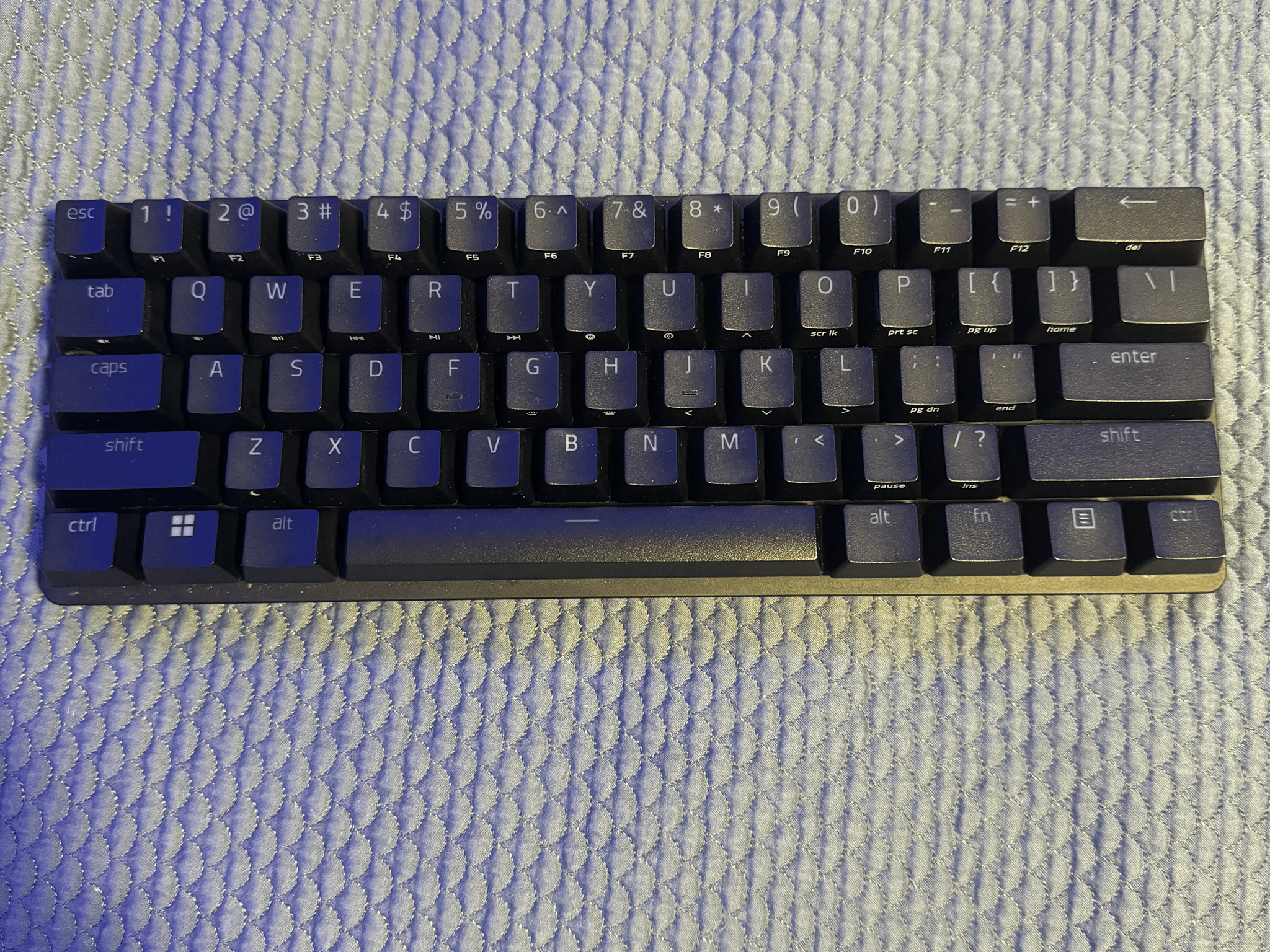 Razer Huntsman Mini - Clicky Optical Switch - US - Black - With 60% Wrist Rest