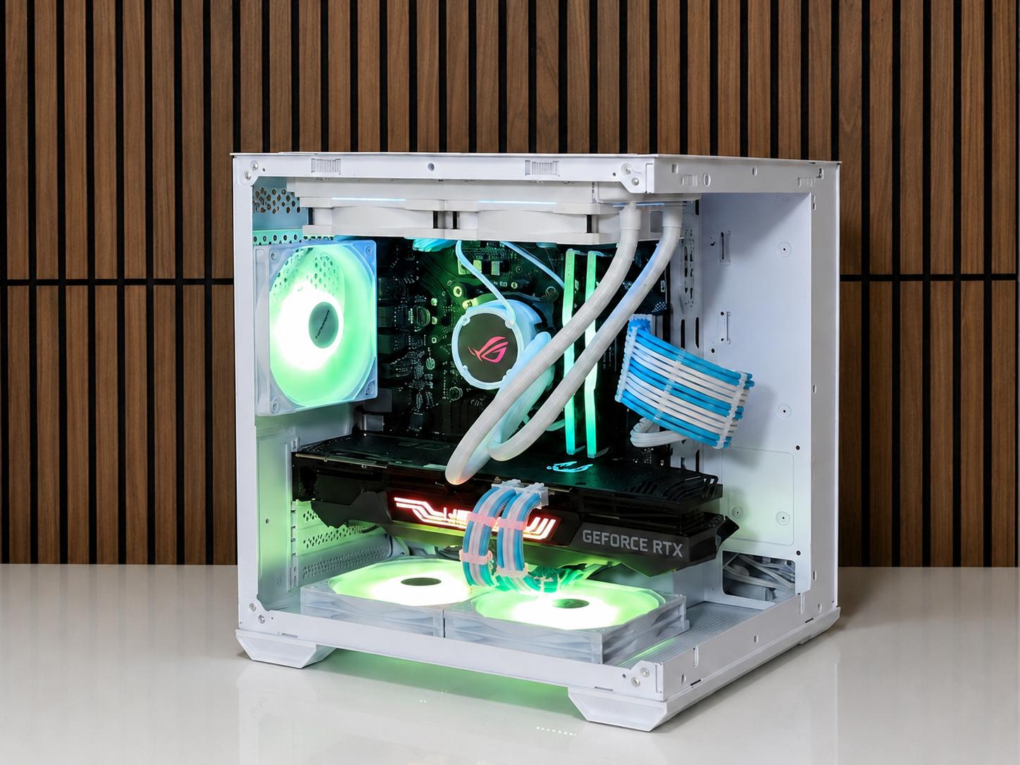 White gaming Pc | RTX 3080 10GB | 12600K | DDR4/5 |32GB RAM | 1TB | Windows 11 |