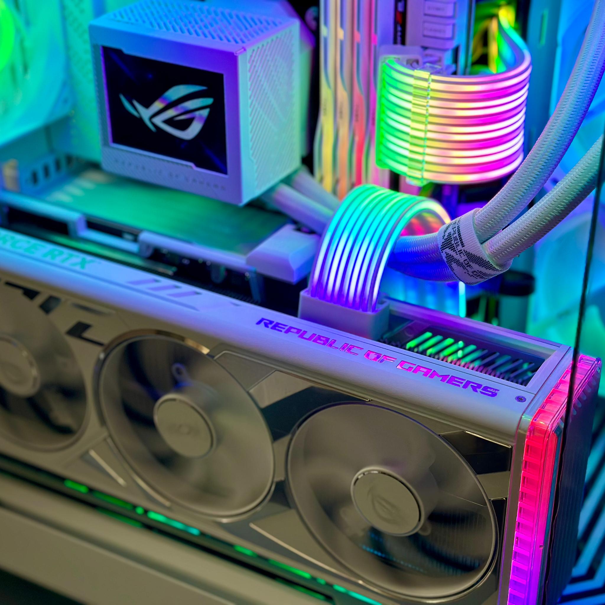 Unstoppable: 14700K, ROG 4080, 64GB 6000, 2TB, ROG FORMULA Z690, 850W, HYTE Y60, RYUJIN III 240mm