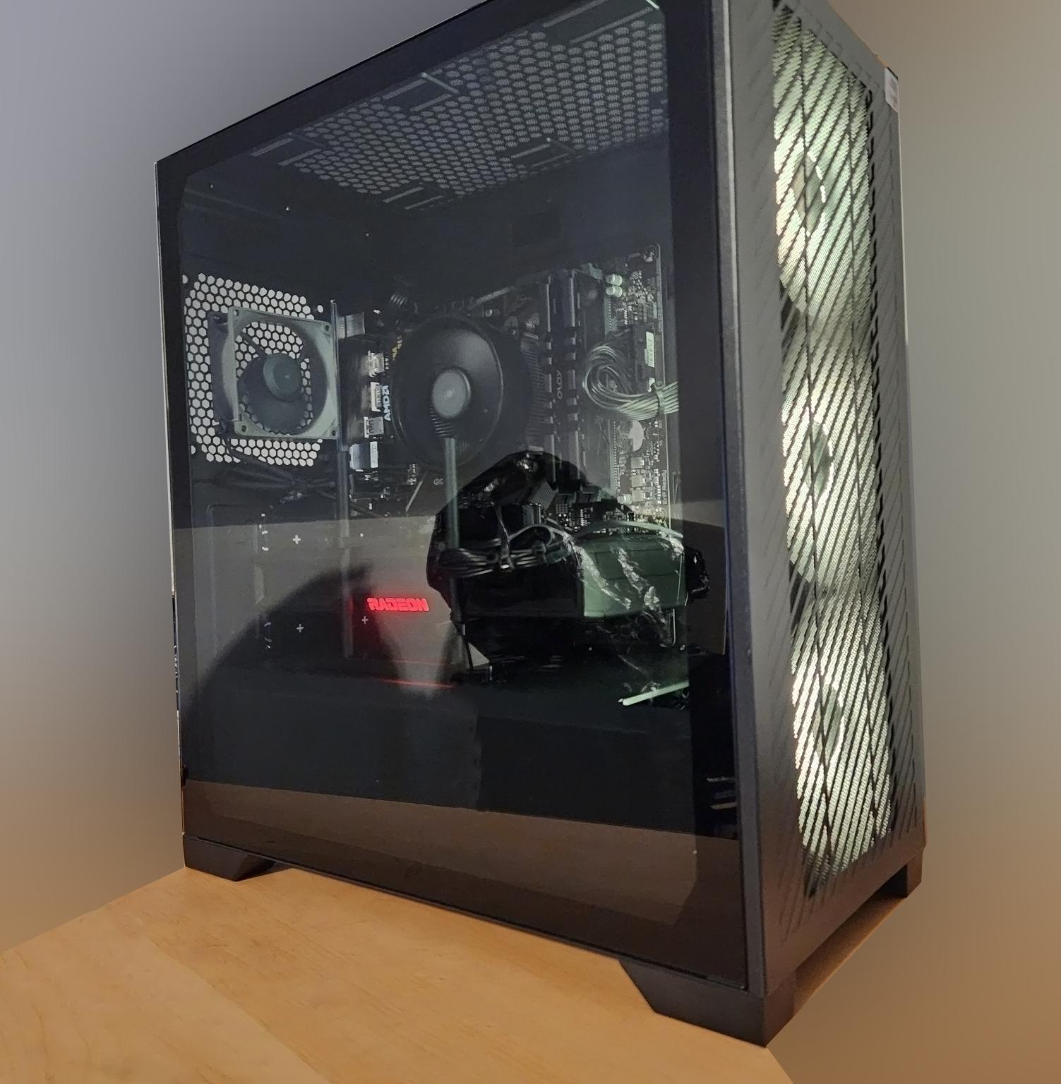 Productivity & Gaming PC - Ryzen 5 5500, 16GB RAM, Rx 6750 XT 12GB - Windows 11 Professional