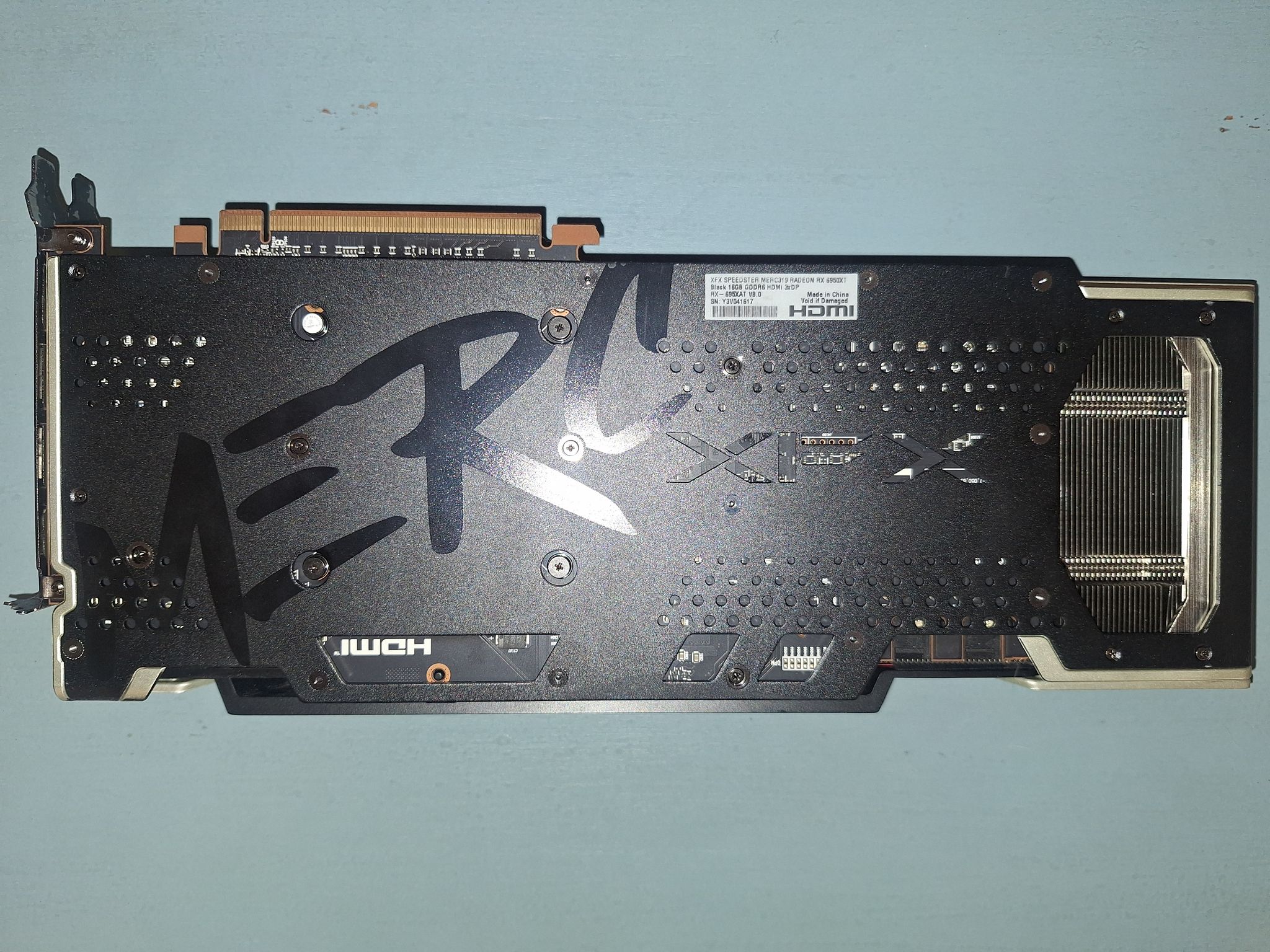 XFX Speedster MERC 319 RX 6950 XT 16GB - Fully Functional - Cosmetic Shroud Damage
