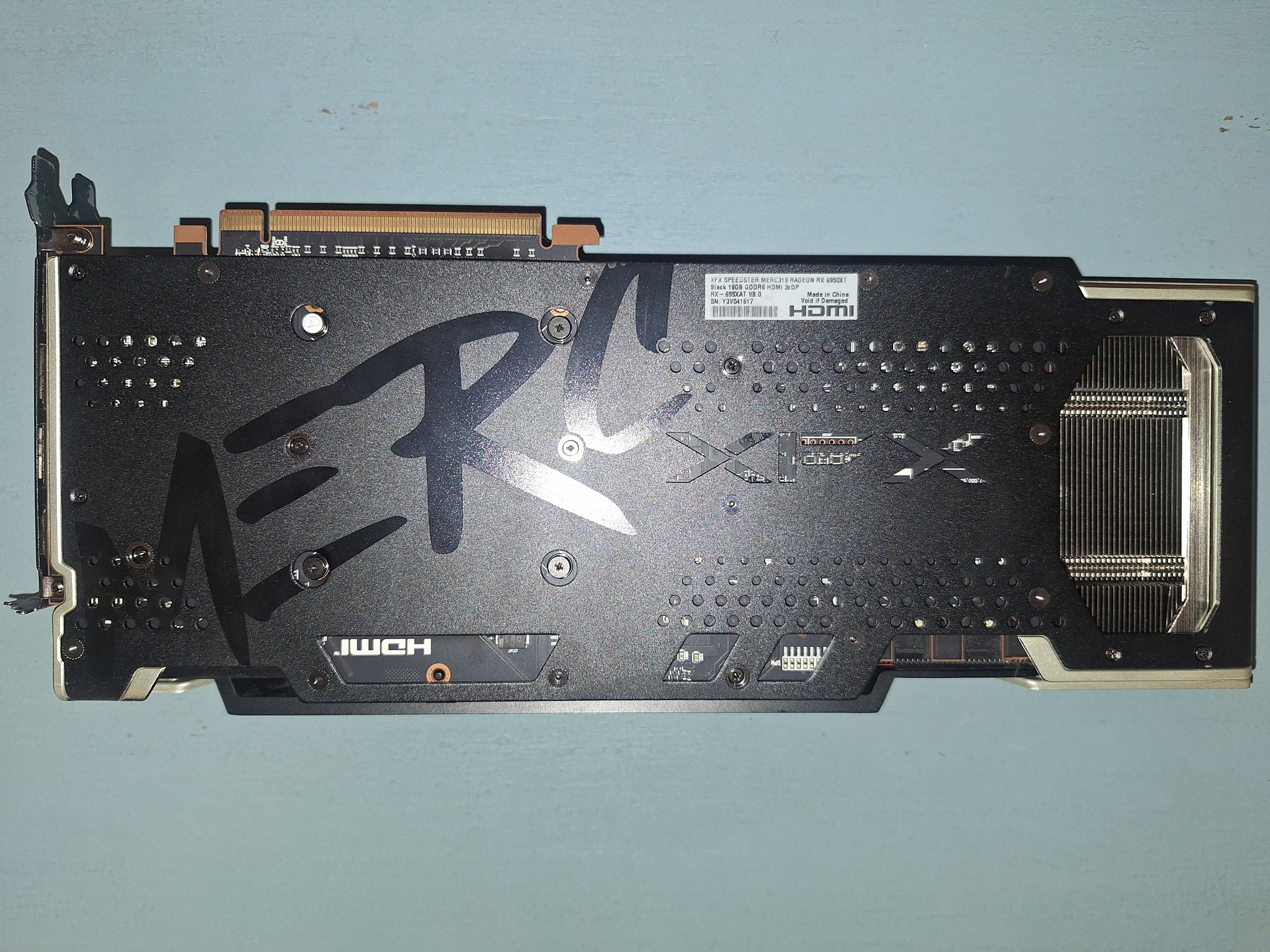 XFX Speedster MERC 319 RX 6950 XT 16GB - Fully Functional - Cosmetic Shroud Damage