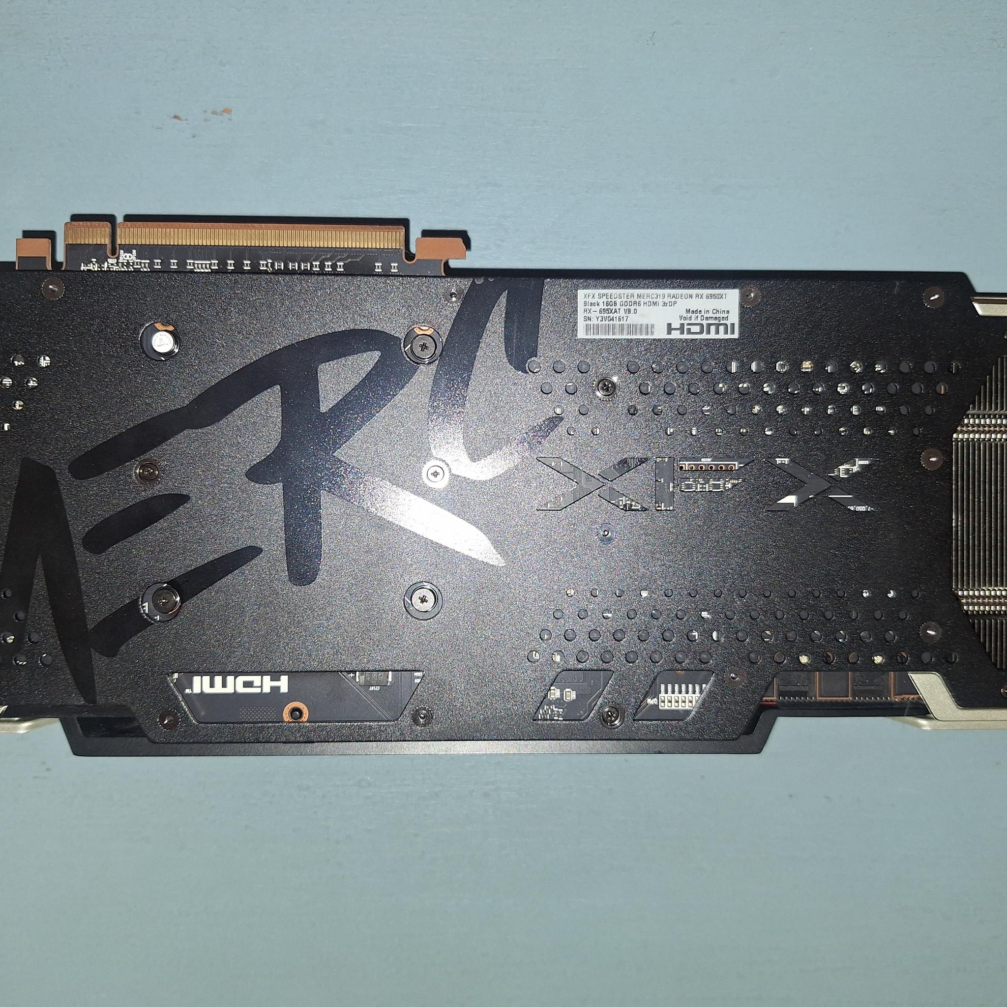 XFX Speedster MERC 319 RX 6950 XT 16GB - Fully Functional - Cosmetic Shroud Damage