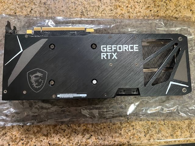 MSI NVIDIA GeForce RTX 3070 Ti Ventus 3X Overclocked Triple-Fan 8GB GDDR6X PCIe 4.0 Graphics Card