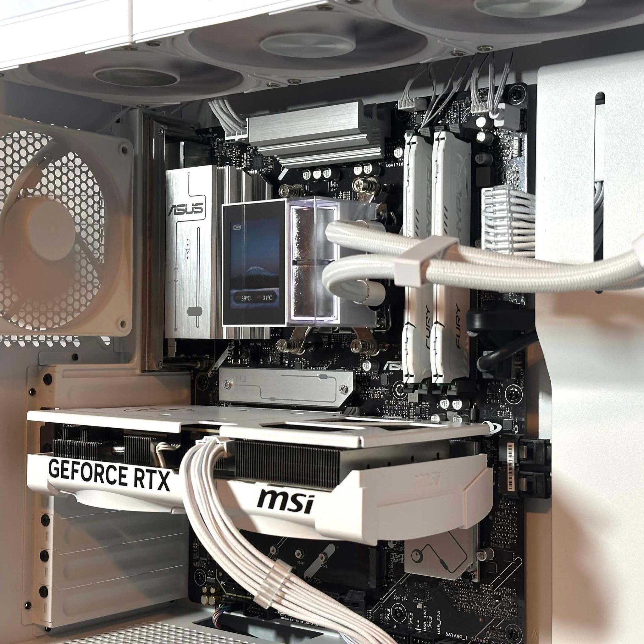 RTX 5070 12GB | Ryzen 7 7700X | 32GB DDR5 | 4TB Storage | Win11 | WIFI | 1440P White Gaming PC