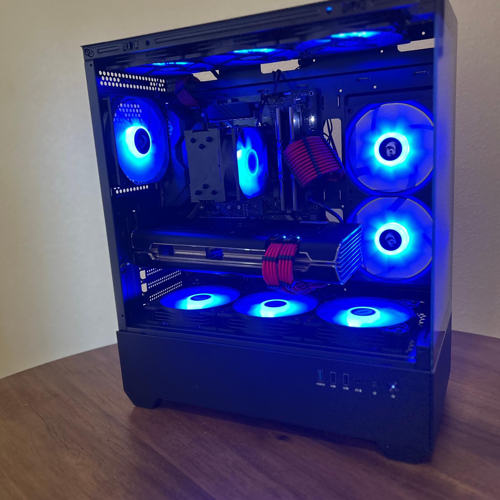 AMD Radeon 5700XT Thicc 8GB Ryzen 5 5500 16GB RAM 1 TB m.2 SSD WiFi ready Windows 11 Gaming Beast!