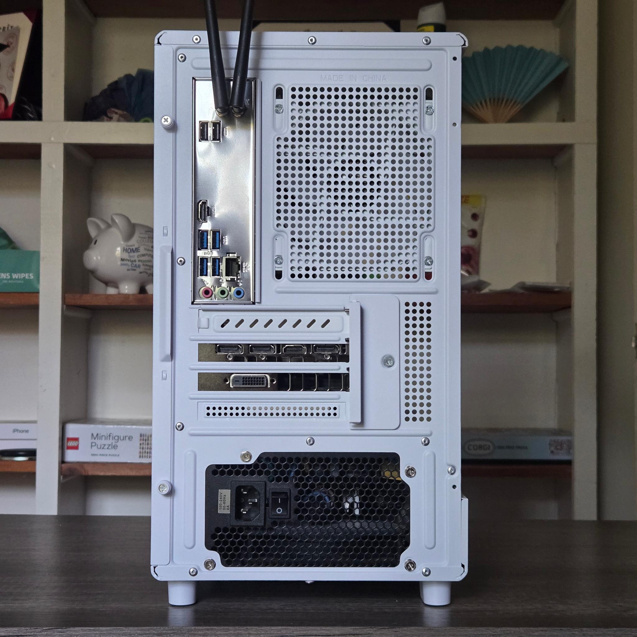 🟥⬜Red + White Gaming PC⬜🟥 GTX 1060 6GB | Ryzen 5 2600 | 16GB | 1TB | Wi-Fi + BT | ARGB