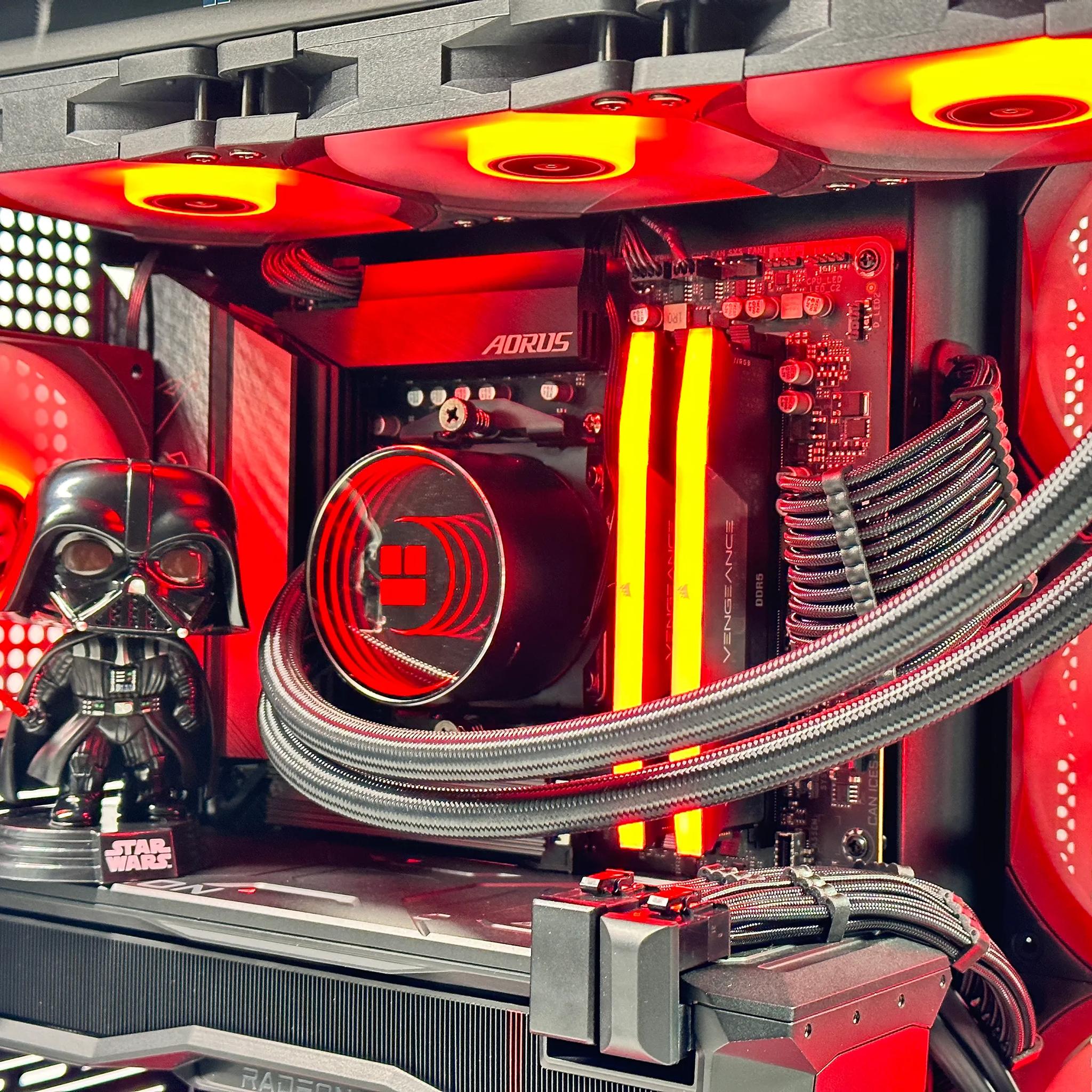 ⚫🤖⚔️ Darth Vader🌌AMD RX 7900 XT 20GB🌌Ryzen 7 7700X🌌32GB DDR5 🌌2TB NVME SSD