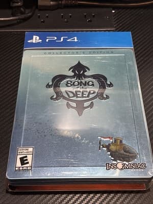 Song of the Deep Collectors Edition PS4Game Steelbook Watch Cards Puzzle Book ED