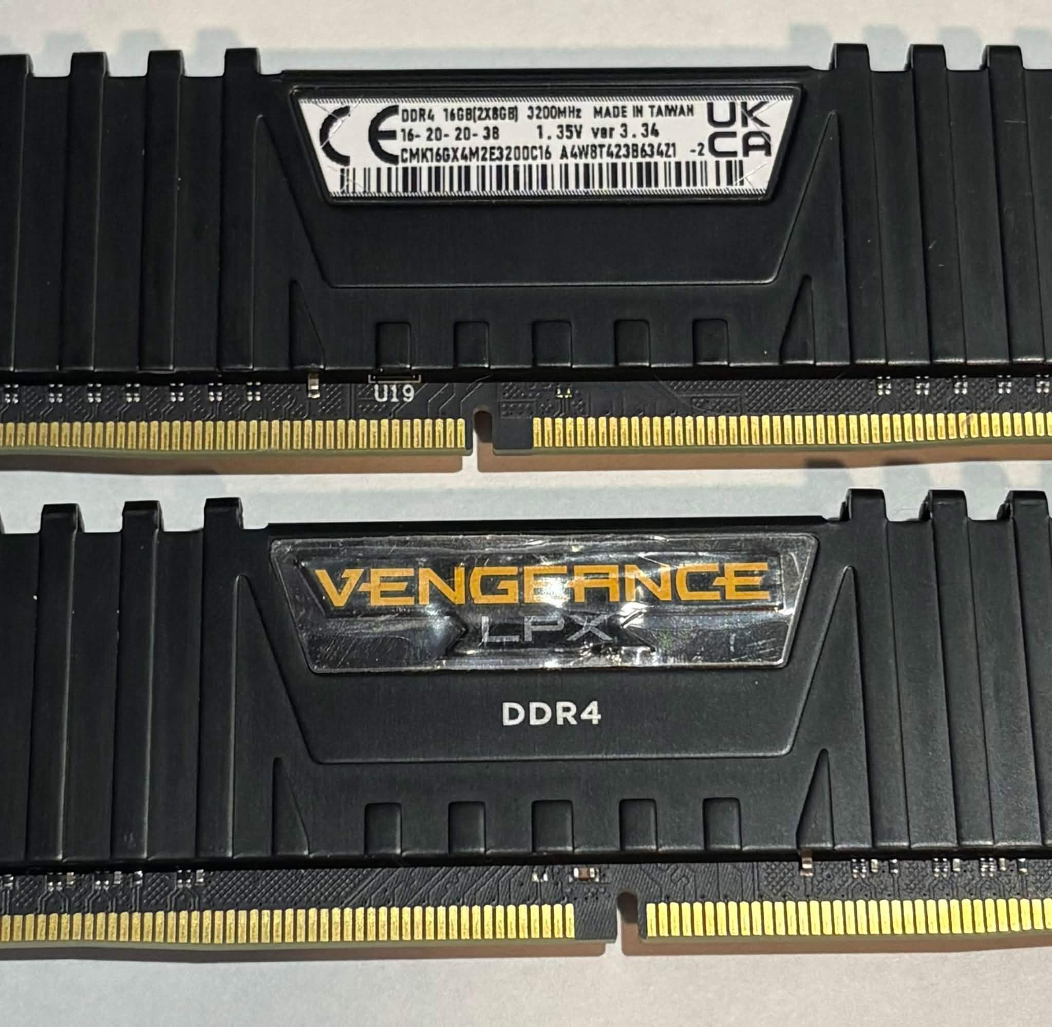 Corsair Vengeance LPX 16GB (2x8GB) DDR4 3200MHz CL16 Memory Kit | Tested Working