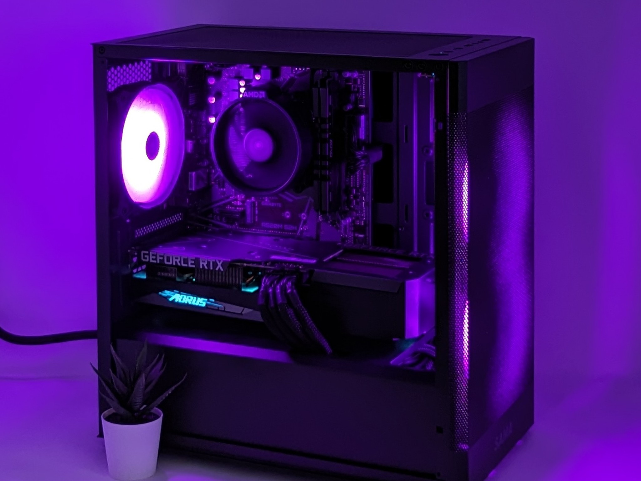 Sleek RTX Whisperer | Nvidia RTX 3060 | Ryzen 5 5500 | 16gb RAM | MSI M461 1TB Gen 4 NVMe SSD