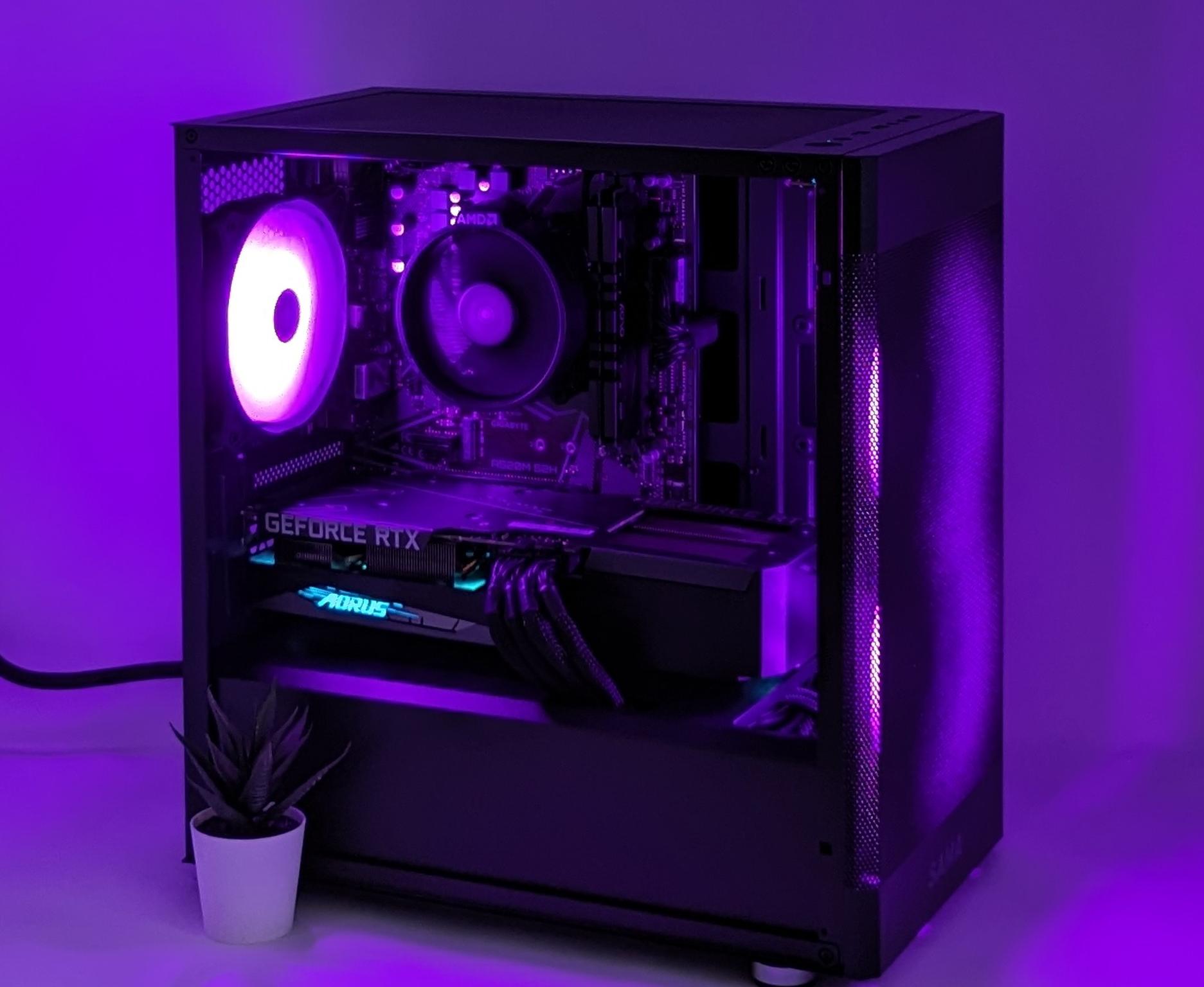 Sleek RTX Whisperer | Nvidia RTX 3060 | Ryzen 5 5500 | 16gb RAM | MSI M461 1TB Gen 4 NVMe SSD