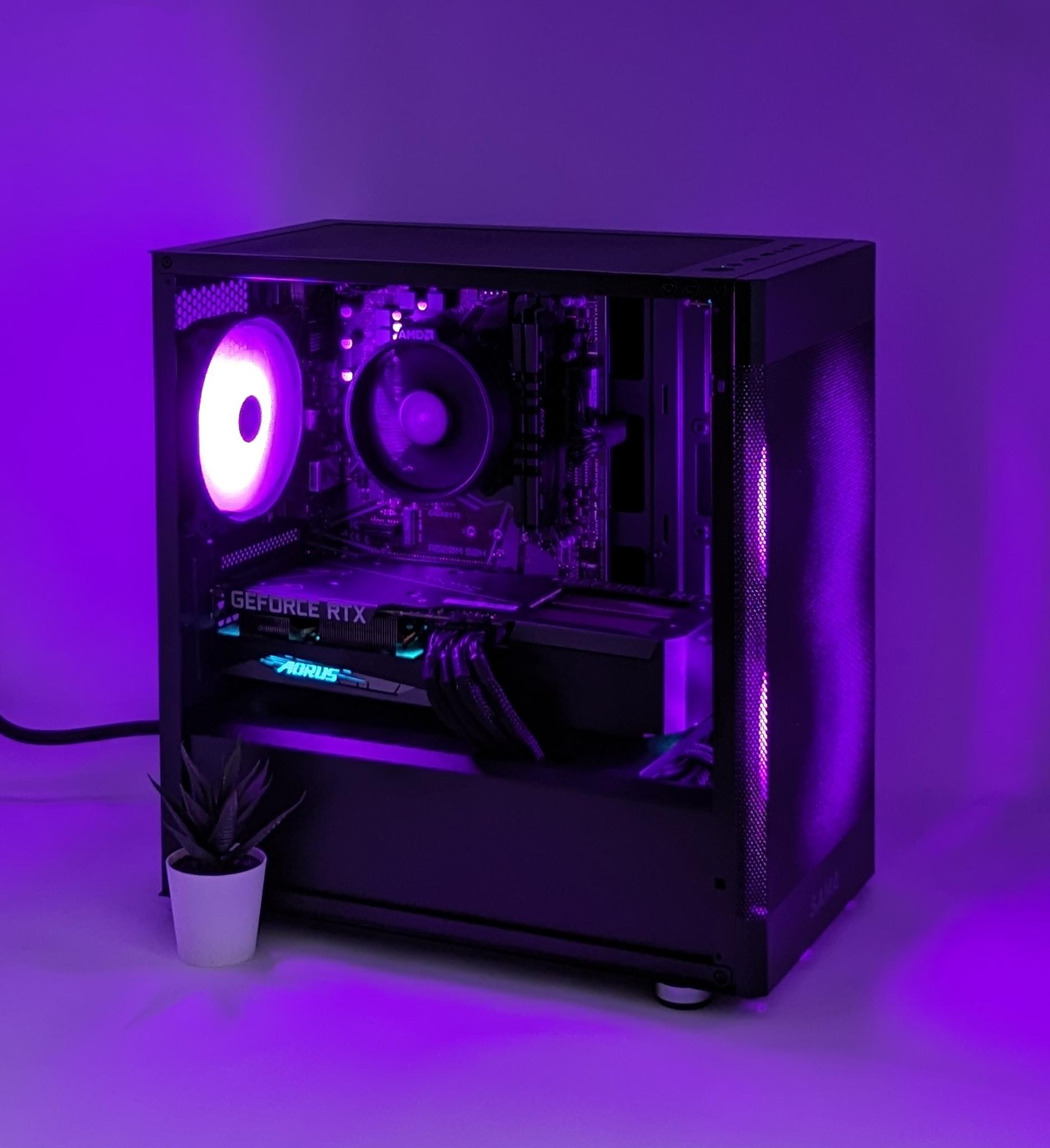 Sleek RTX Whisperer | Nvidia RTX 3060 | Ryzen 5 5500 | 16gb RAM | MSI M461 1TB Gen 4 NVMe SSD