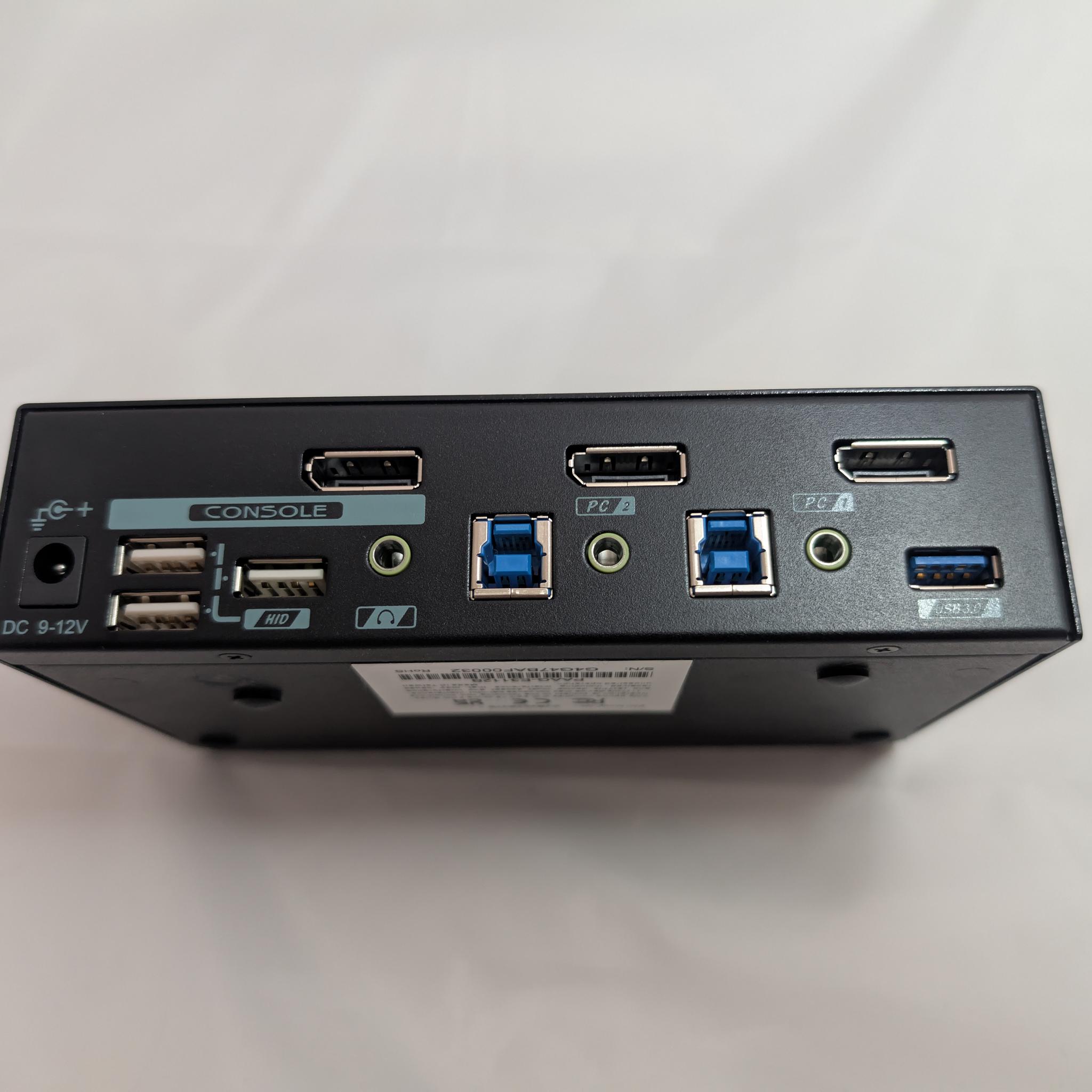 Level1Techs DisplayPort KVM Switch, Single Monitor, Two Computer, USB 3.2 Gen 1
