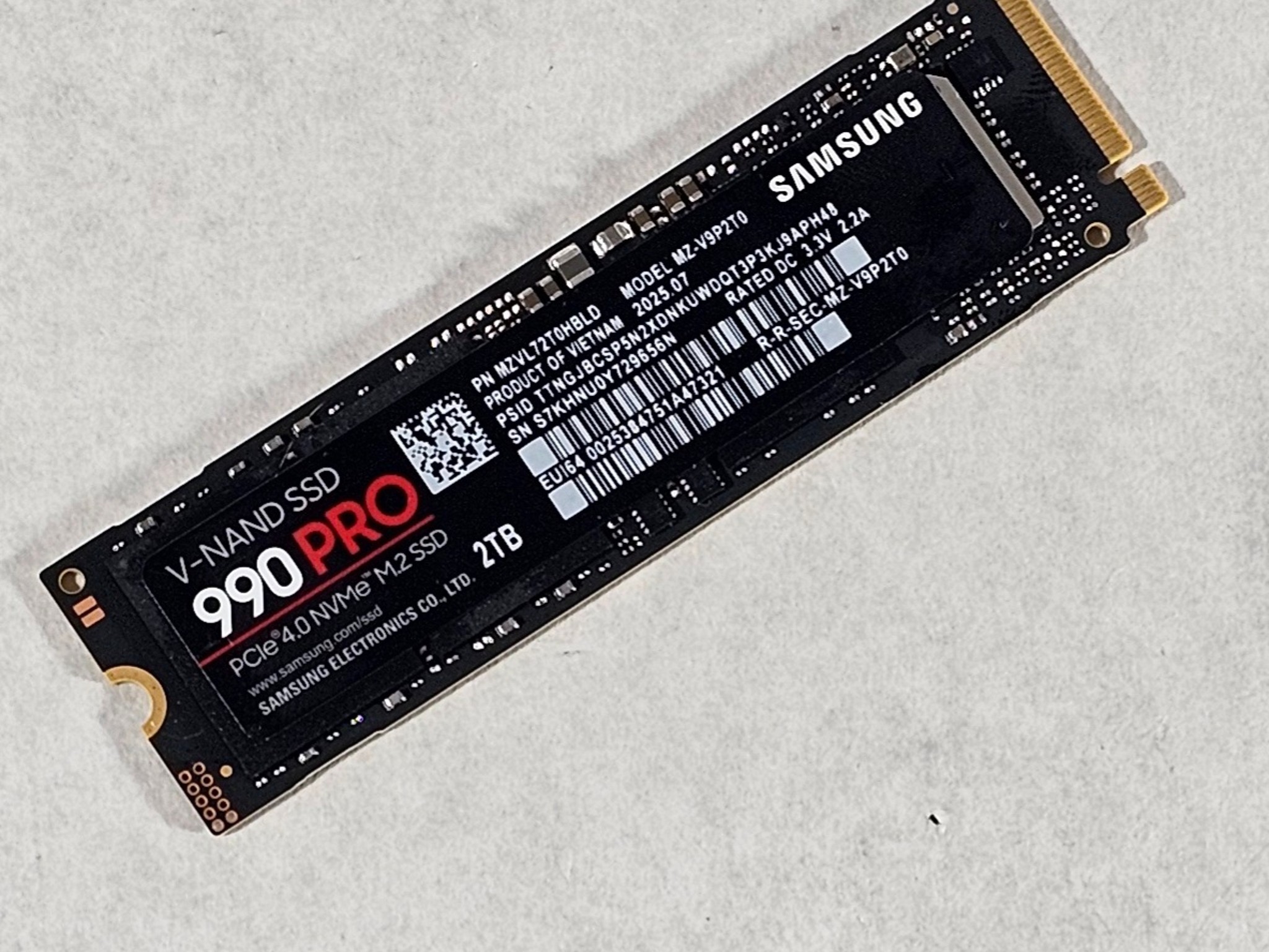 2TB NVMe M.2 SSD Samsung 990 PRO
