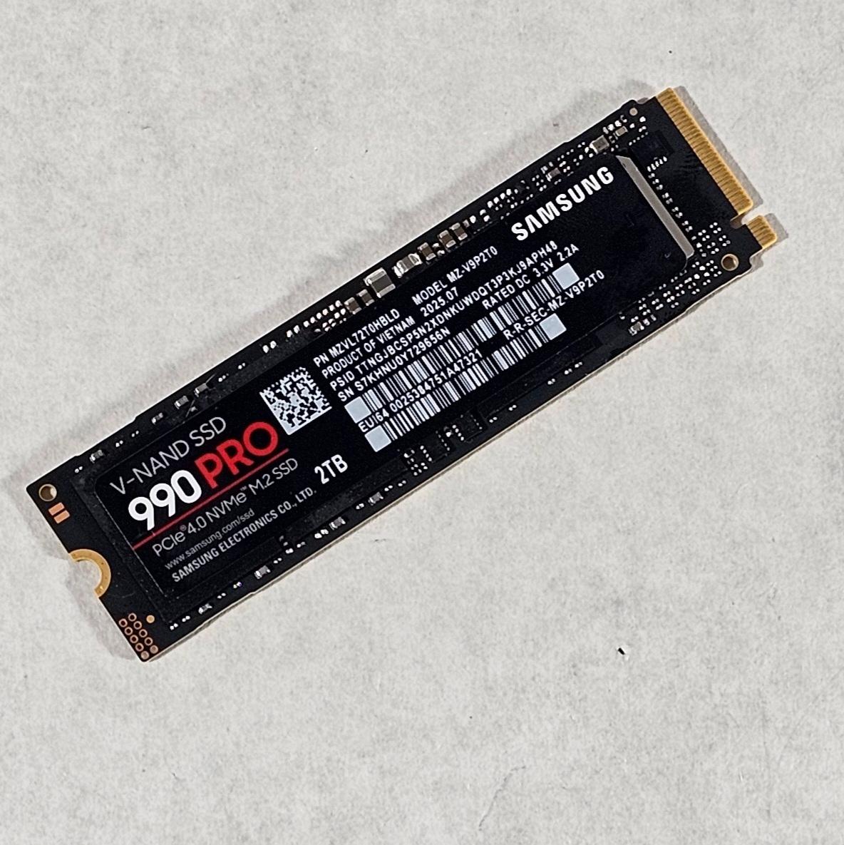 2TB NVMe M.2 SSD Samsung 990 PRO