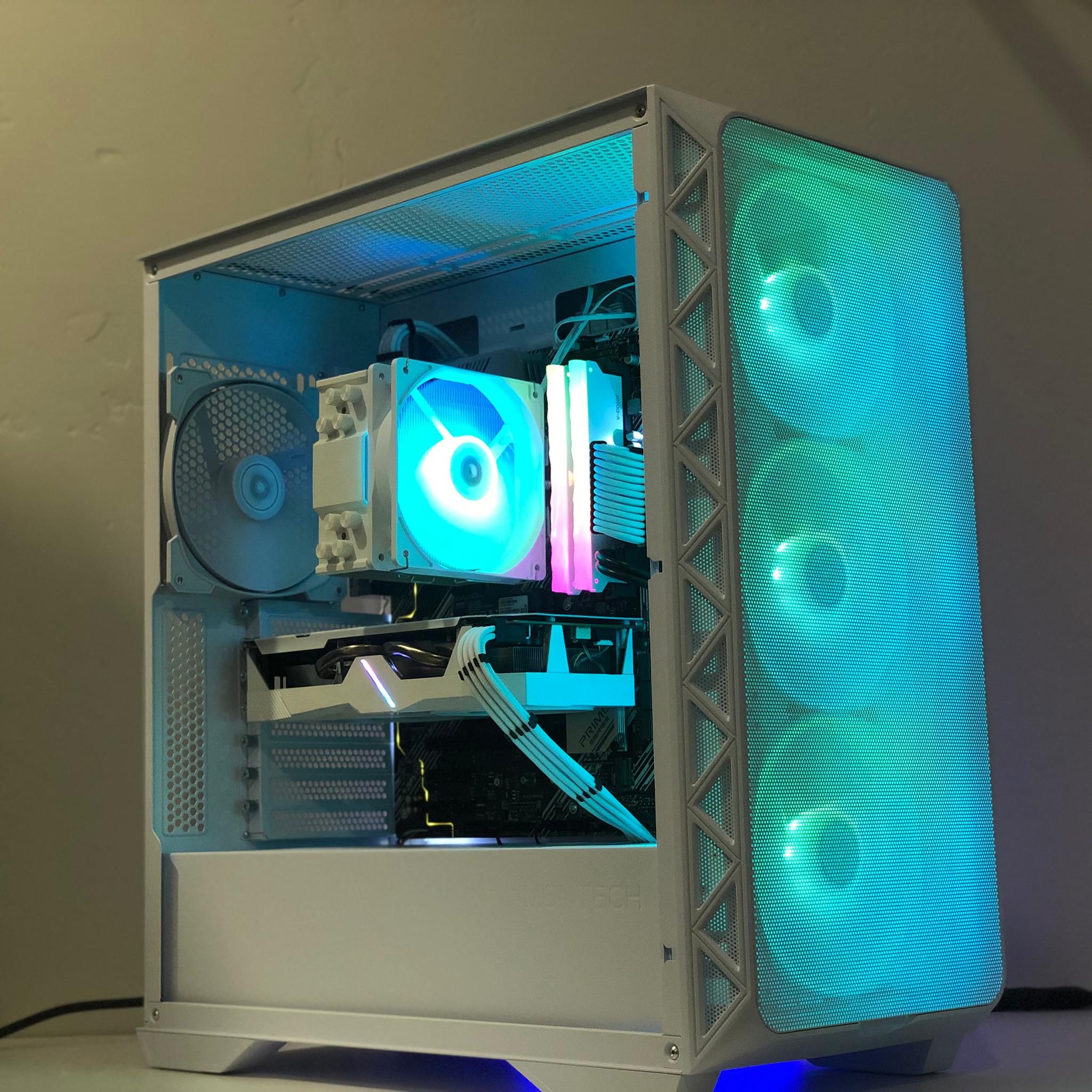 $675 White Gaming Pc - ryzen 5 - 2060 - 16gb or ram