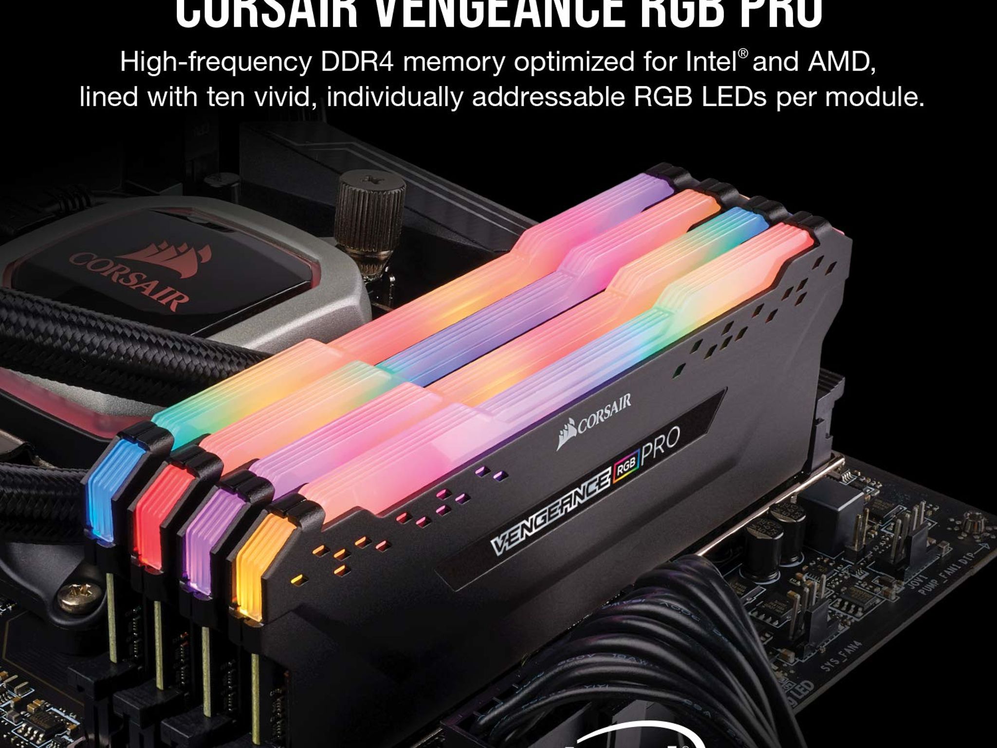 32GB DDR4 RAM - Corsair RGB 3000 MHz