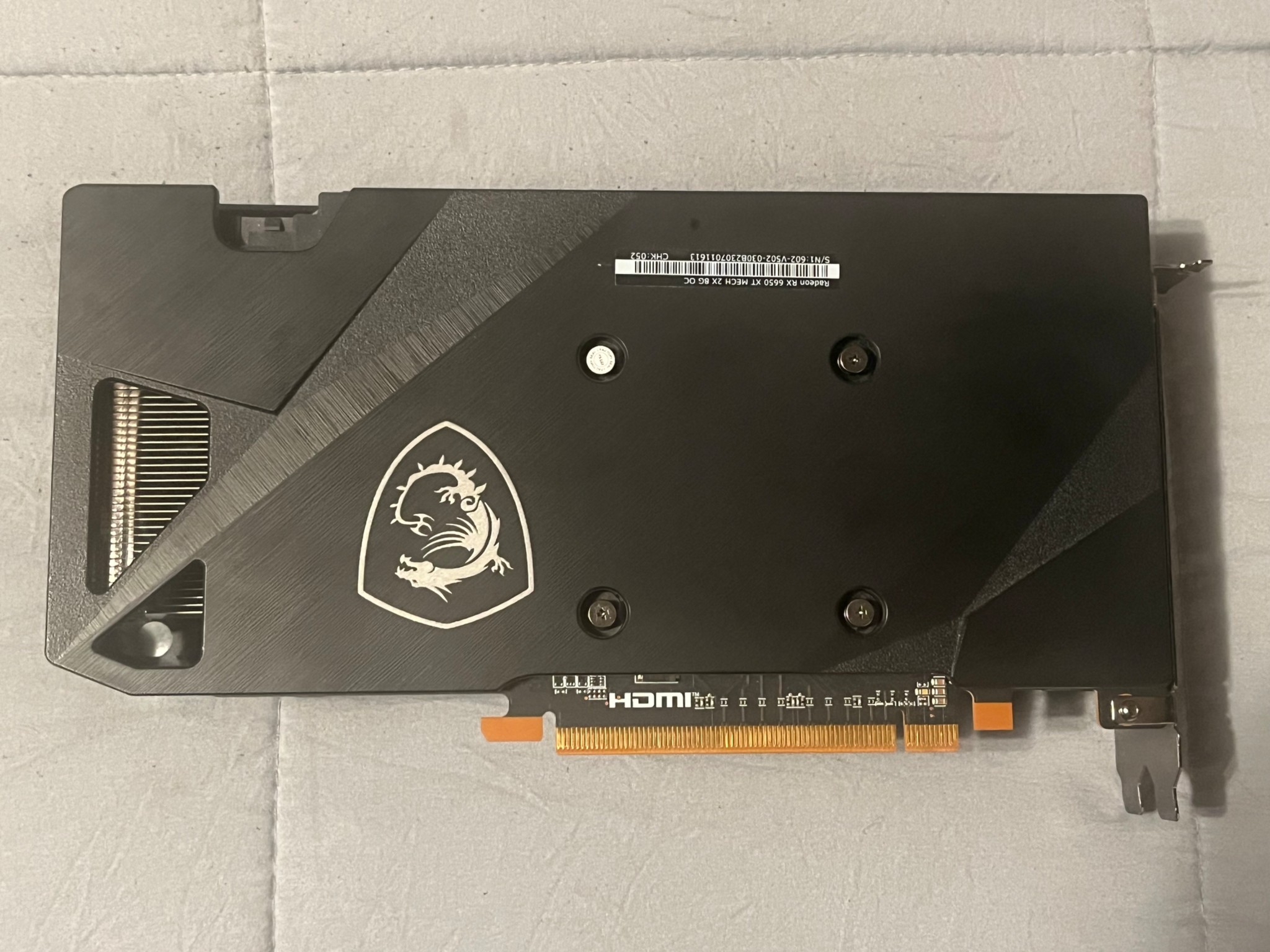 MSI AMD 6650XT