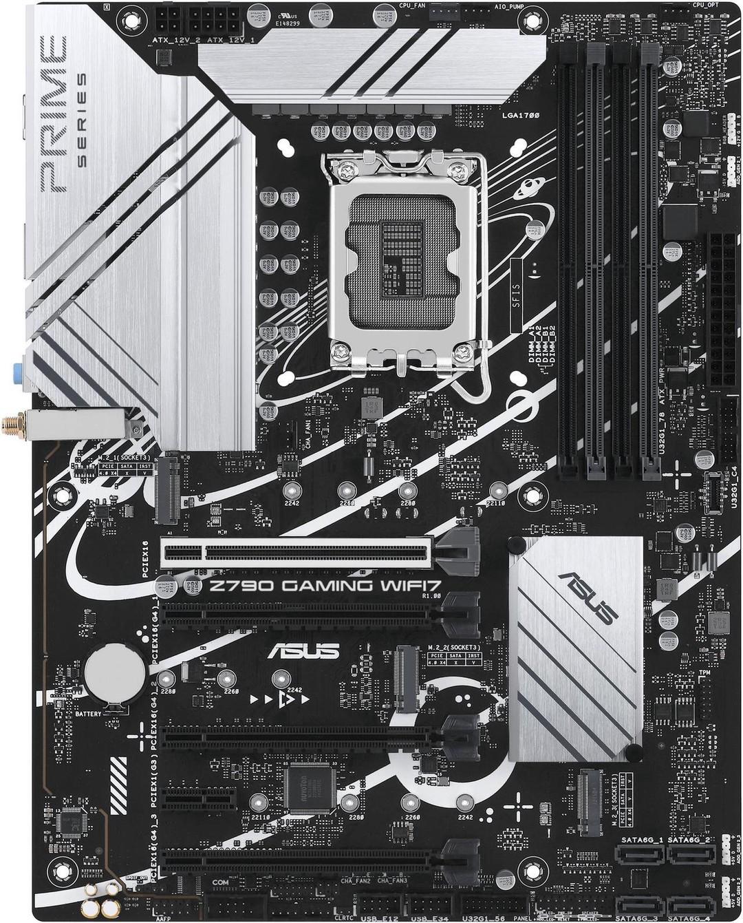 ASUS PRIME Z790 GAMING WIFI7 Intel Z790 LGA 1700 ATX Desktop Motherboard A