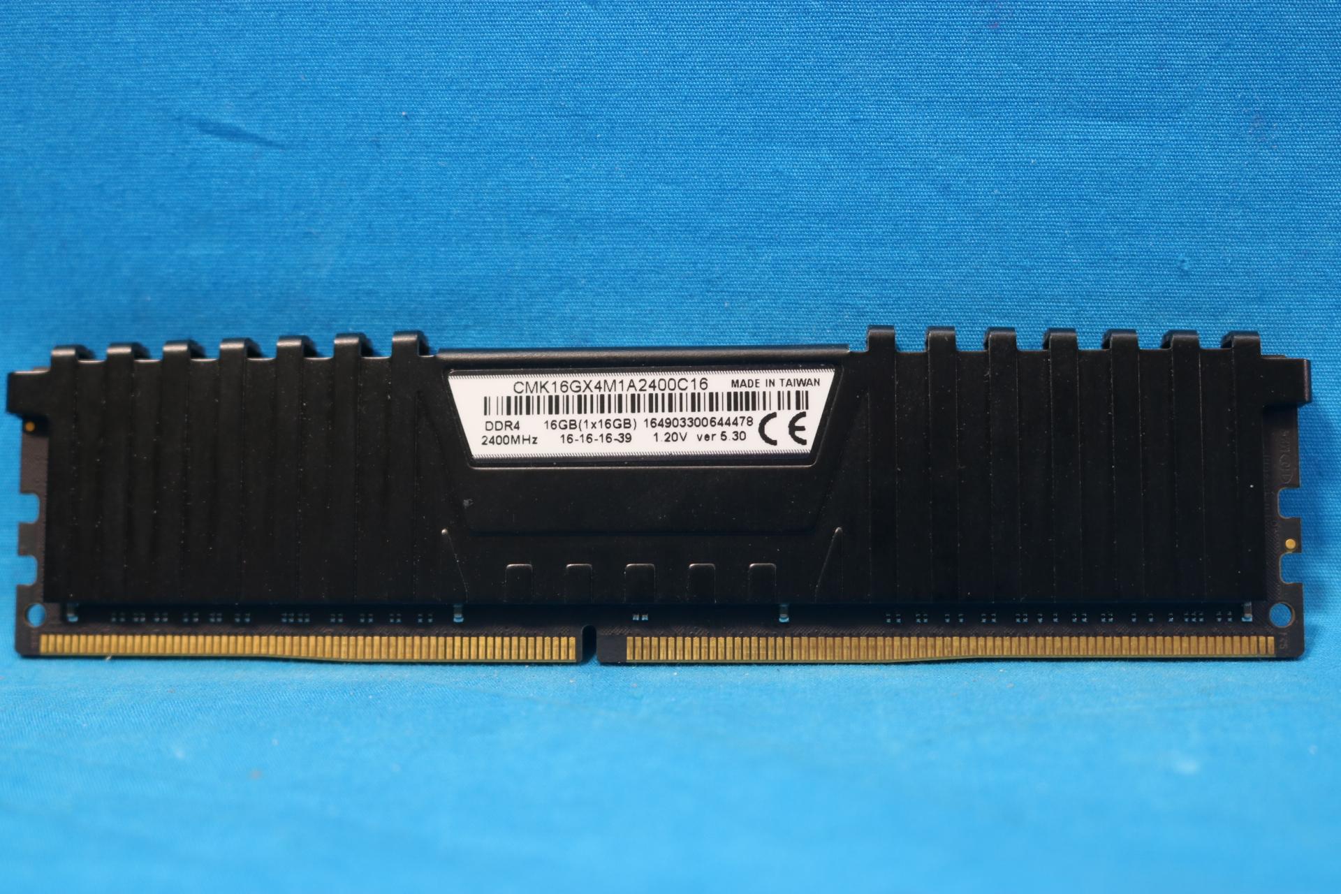 Corsair Vengeance LPX 16GB (1x16GB) DDR4 2400MHz CL16 1.2V Desktop RAM CMK16GX4M1A2400C16