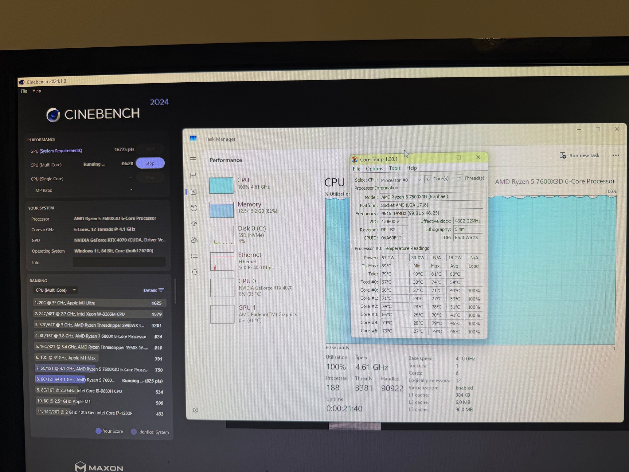 Gaming PC | RTX 4070 | RYZEN 5 7600X3D | 16GB DDR5 | 1TB SSD