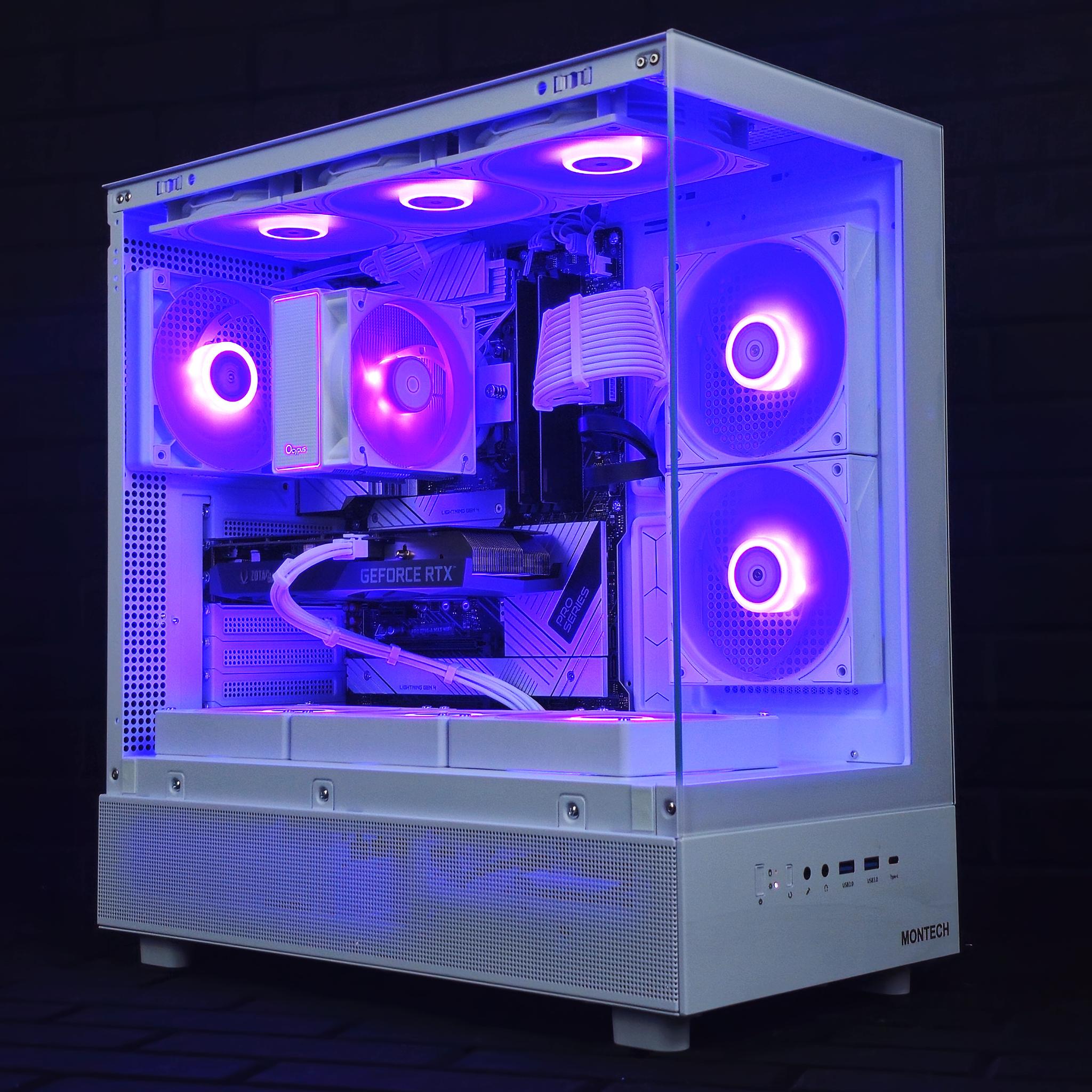 🎄Nvidia 3060 12GB • i5 14400F • 16GB DDR5 • 1TB SSD • WiFi + BT • Plug n' Play White Gaming PC