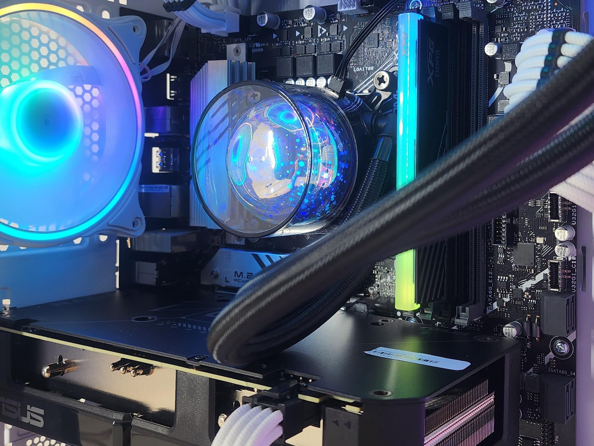 Gaming PC i5-14400F 16GB RAM 1TB SSD RX 7600 XT 16GB Windows 11 Computer