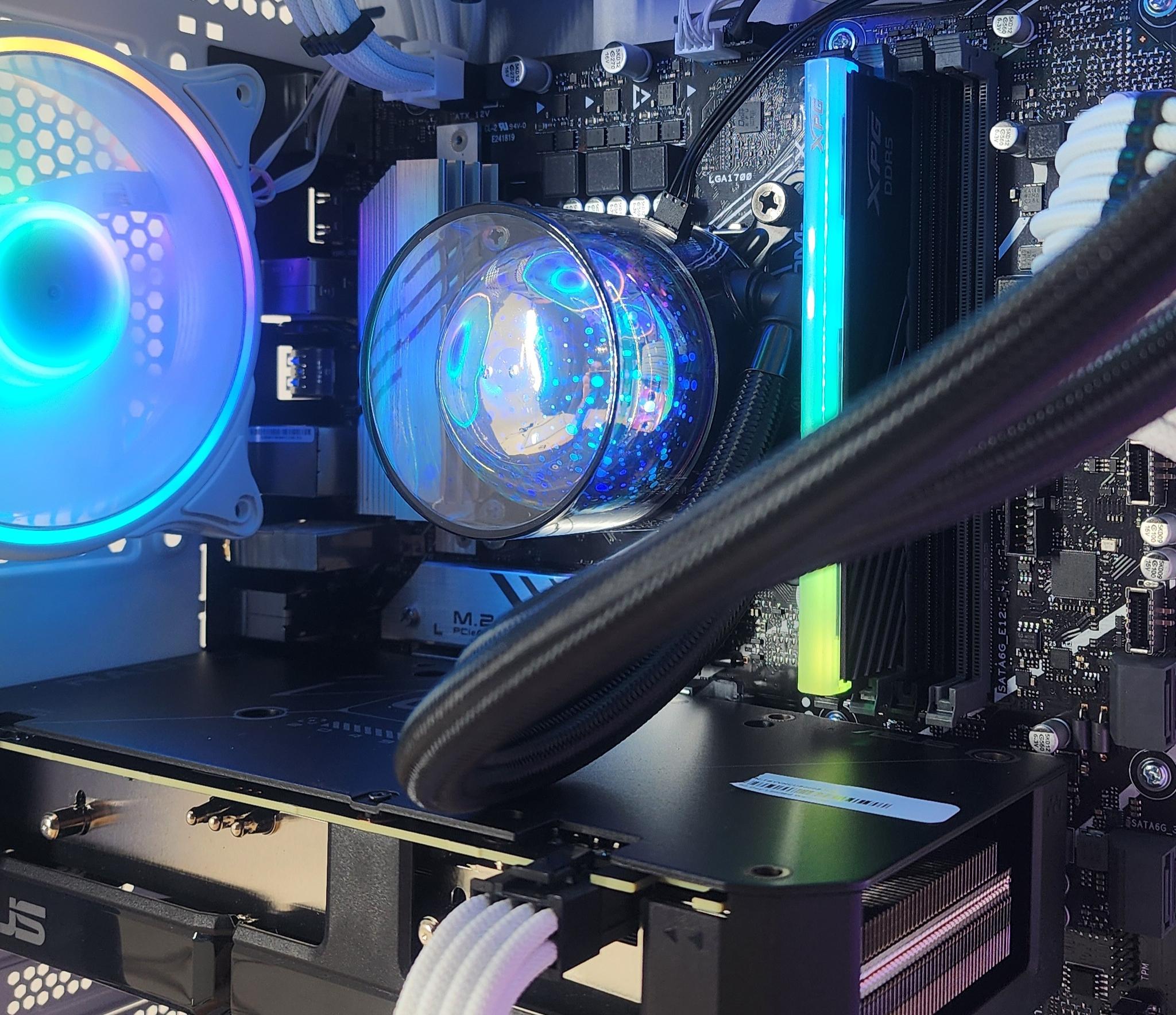 Gaming PC i5-14400F 16GB RAM 1TB SSD RX 7600 XT 16GB Windows 11 Computer
