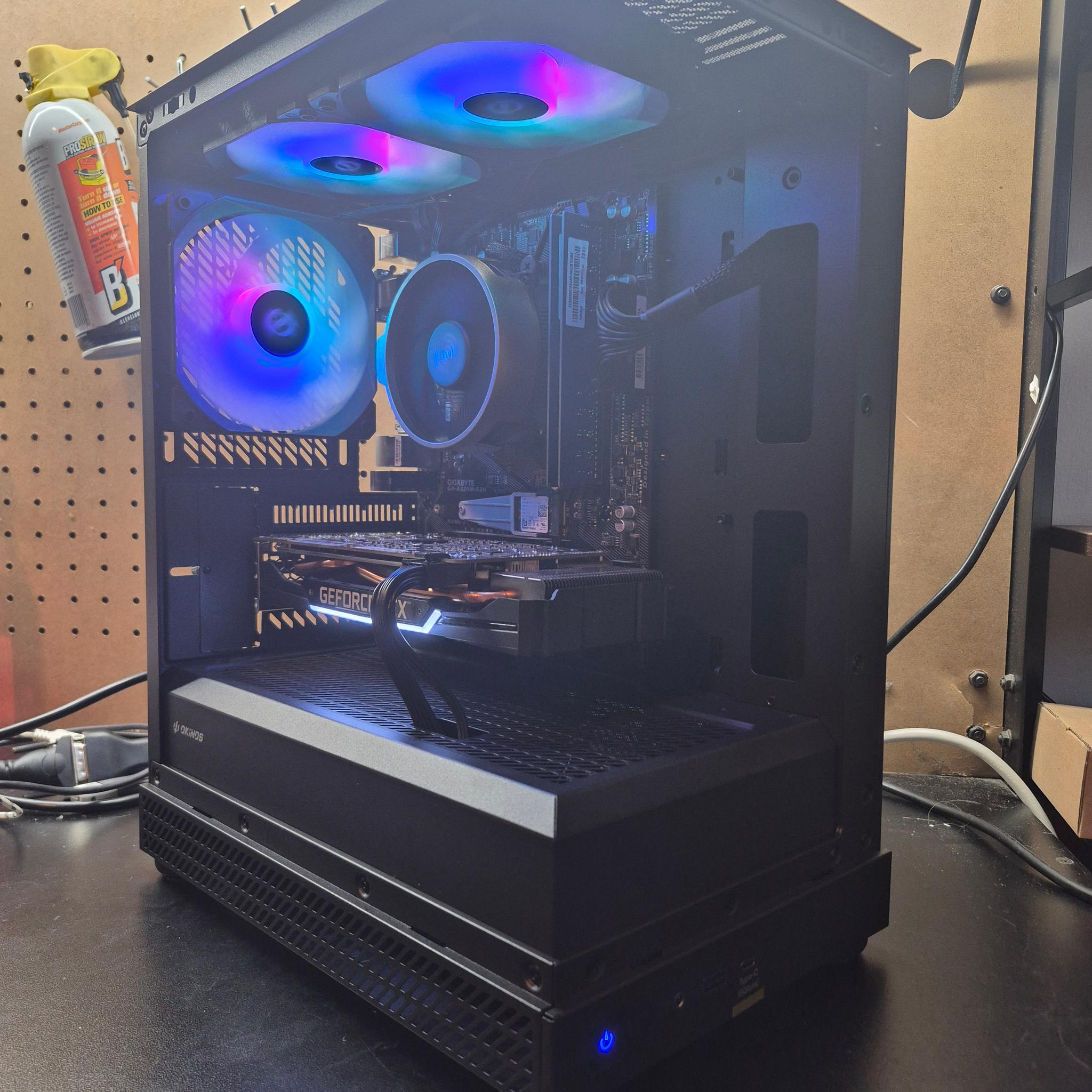 Ryzen 5 1600AF, 16GB 3200MHz DDR4, RTX 2060 SUPER 8GB, 512GB SSD, Win11, RGB, Wifi